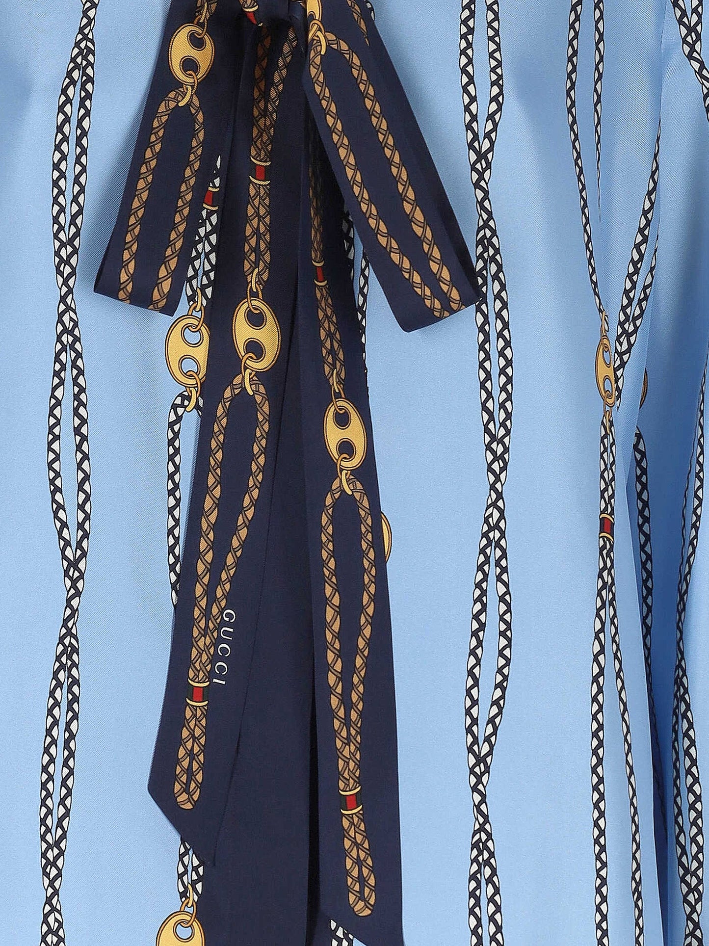 Gucci Women Printed Silk Twill Shirt GUCCI