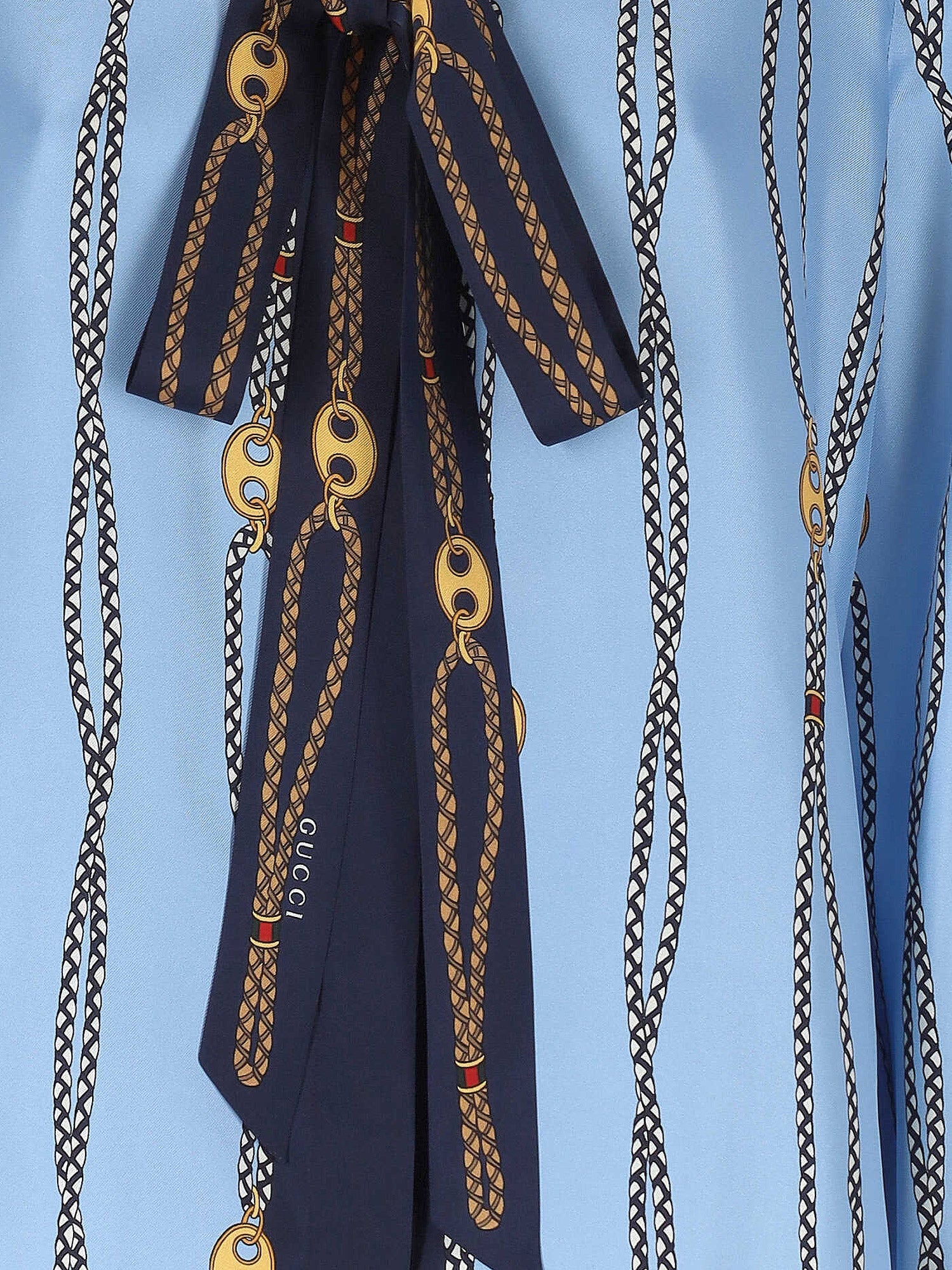 Gucci Women Printed Silk Twill Shirt GUCCI