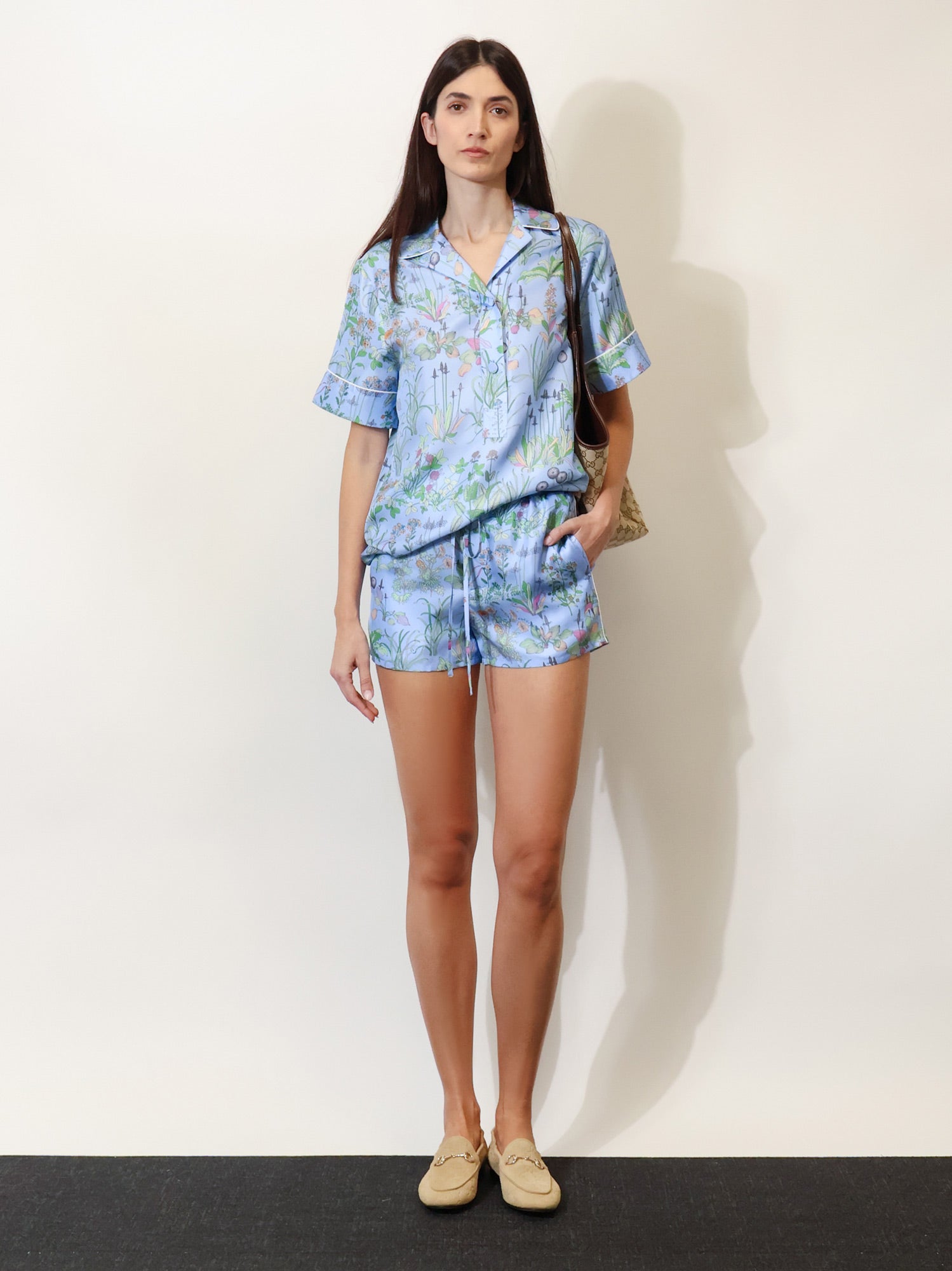 Gucci Women Printed Silk Shorts GUCCI