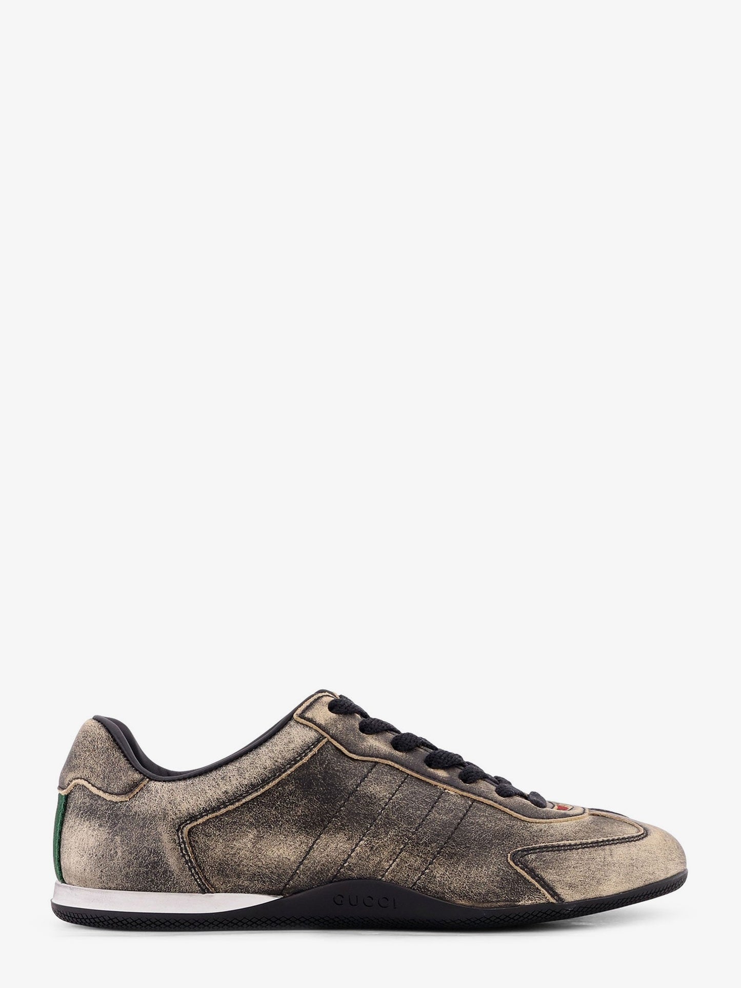 Gucci Women Gucci Shift Delave Leather Sneakers GUCCI