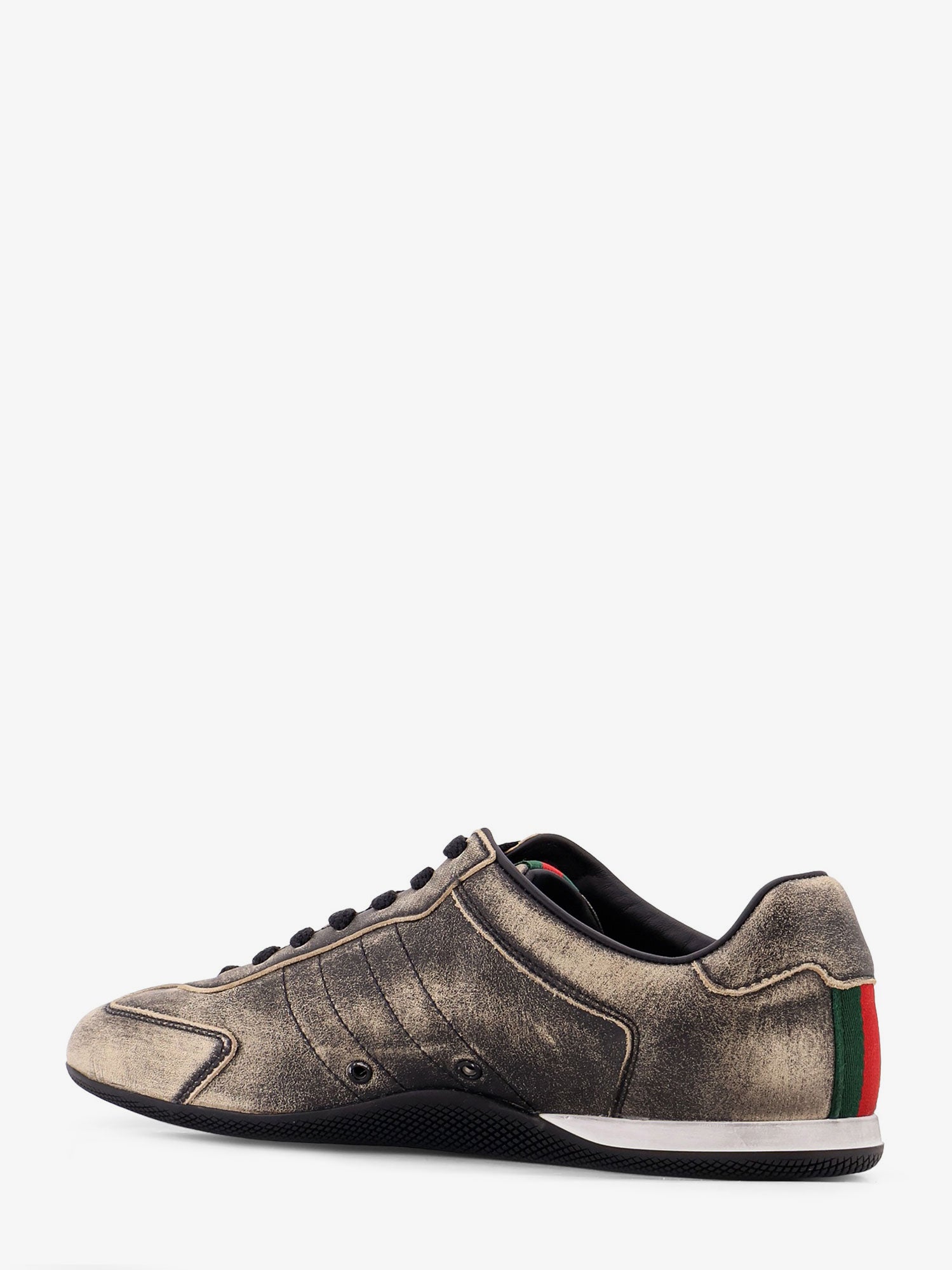 Gucci Women Gucci Shift Delave Leather Sneakers GUCCI