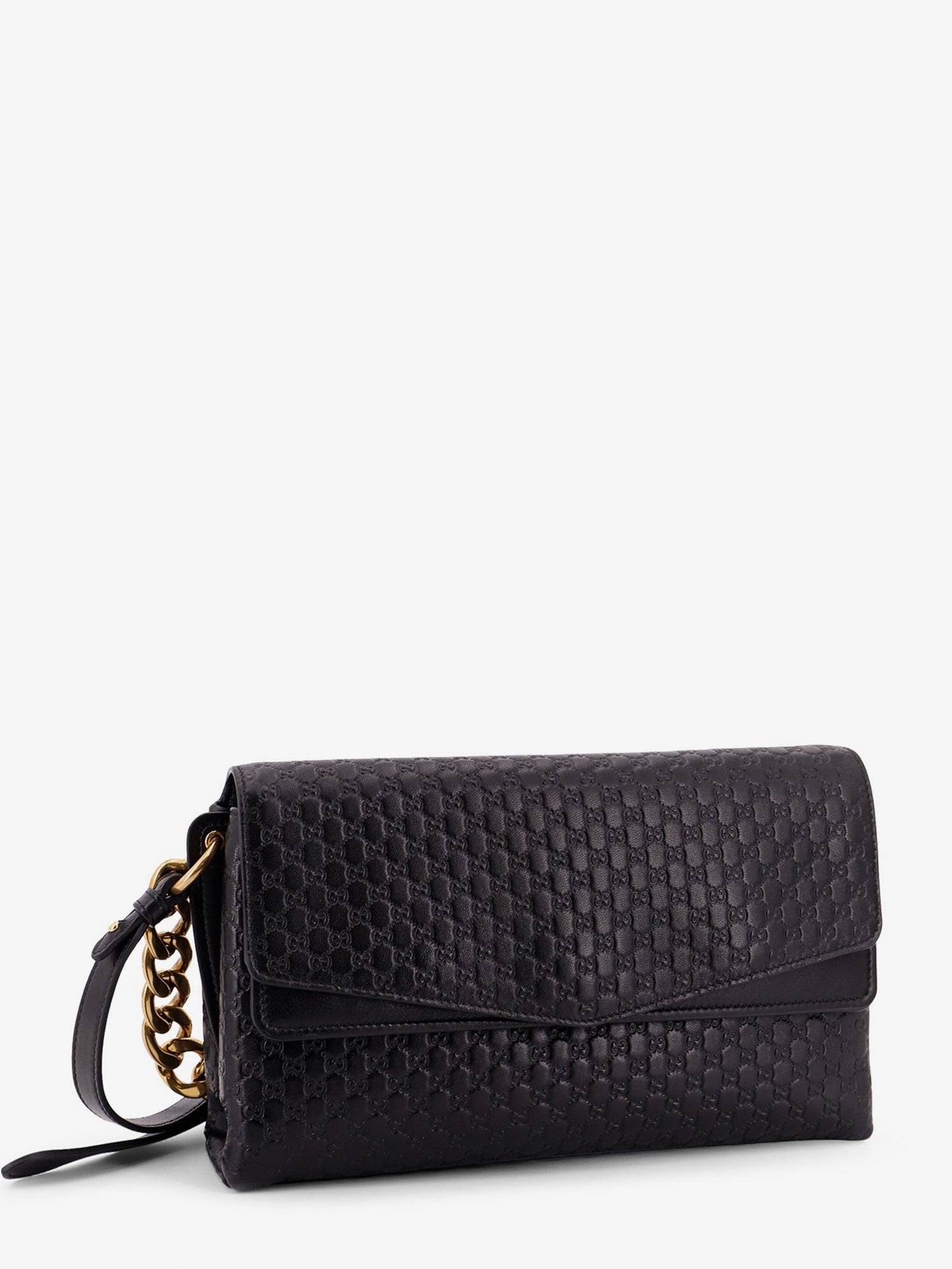 Gucci Women Leather Crossbody Bag With Embossed Gg Motif GUCCI