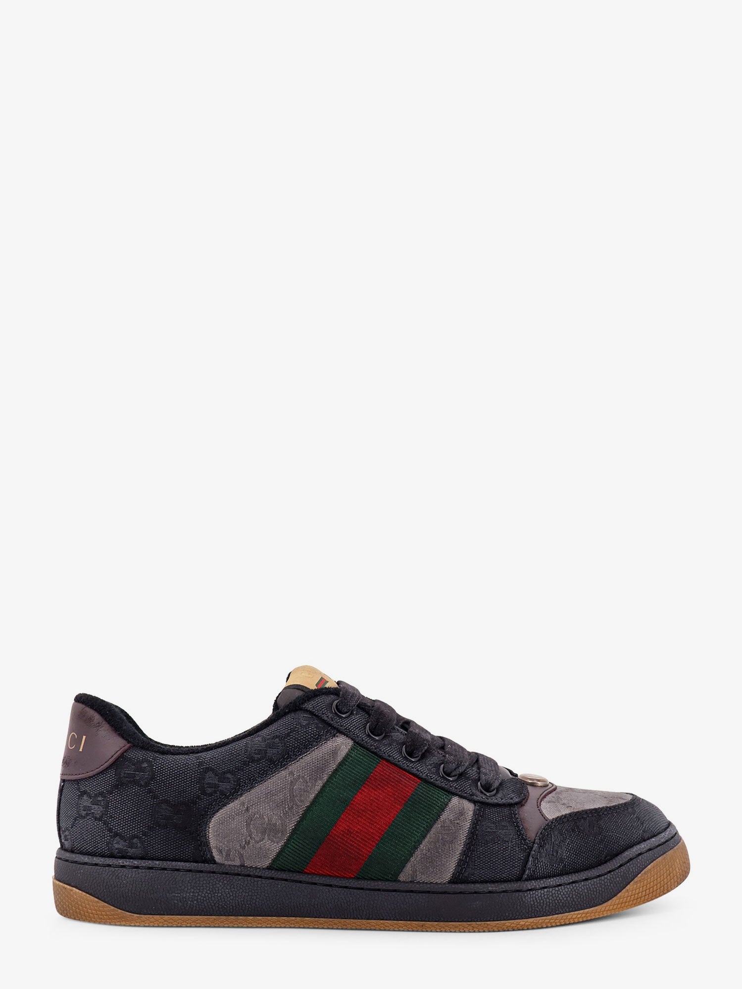 Gucci Men Gg  Bicolor Fabric Sneakers GUCCI