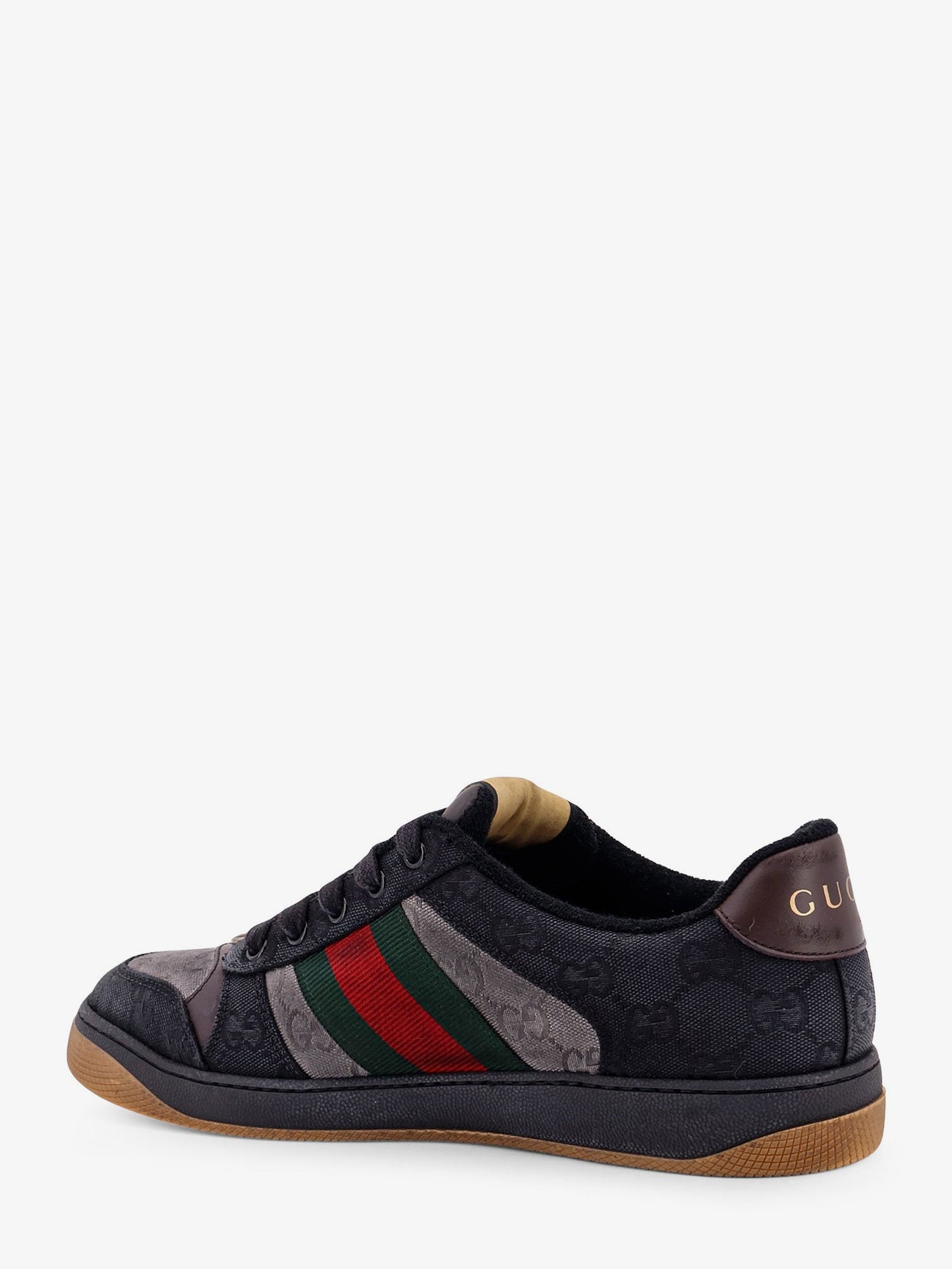 Gucci Men Gg  Bicolor Fabric Sneakers GUCCI