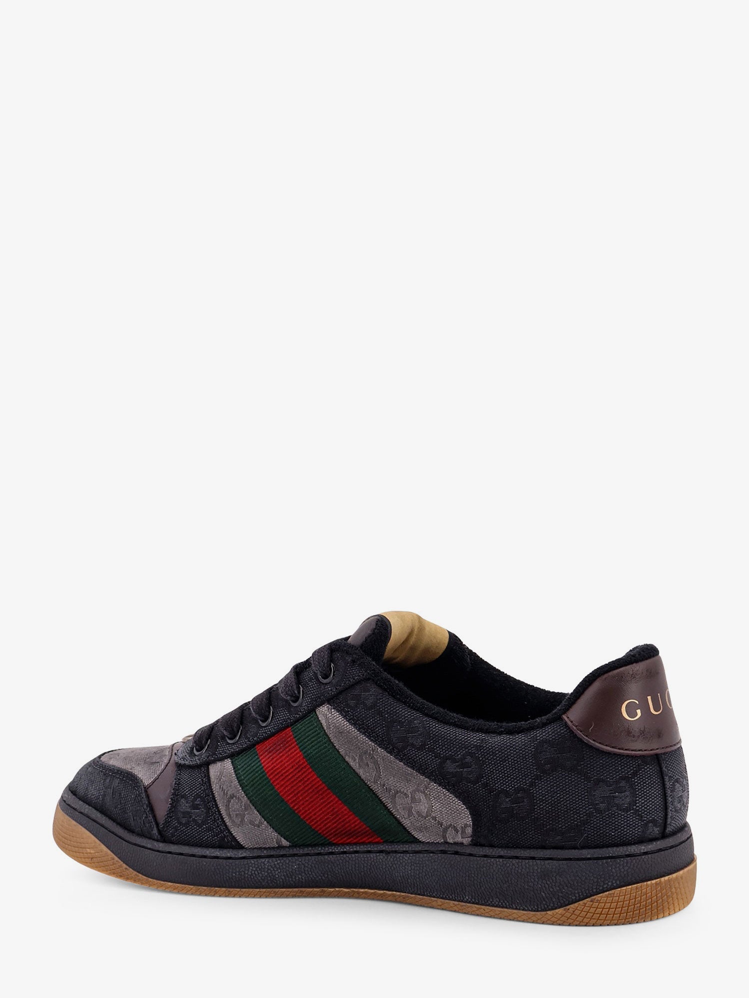 Gucci Men Gg  Bicolor Fabric Sneakers GUCCI