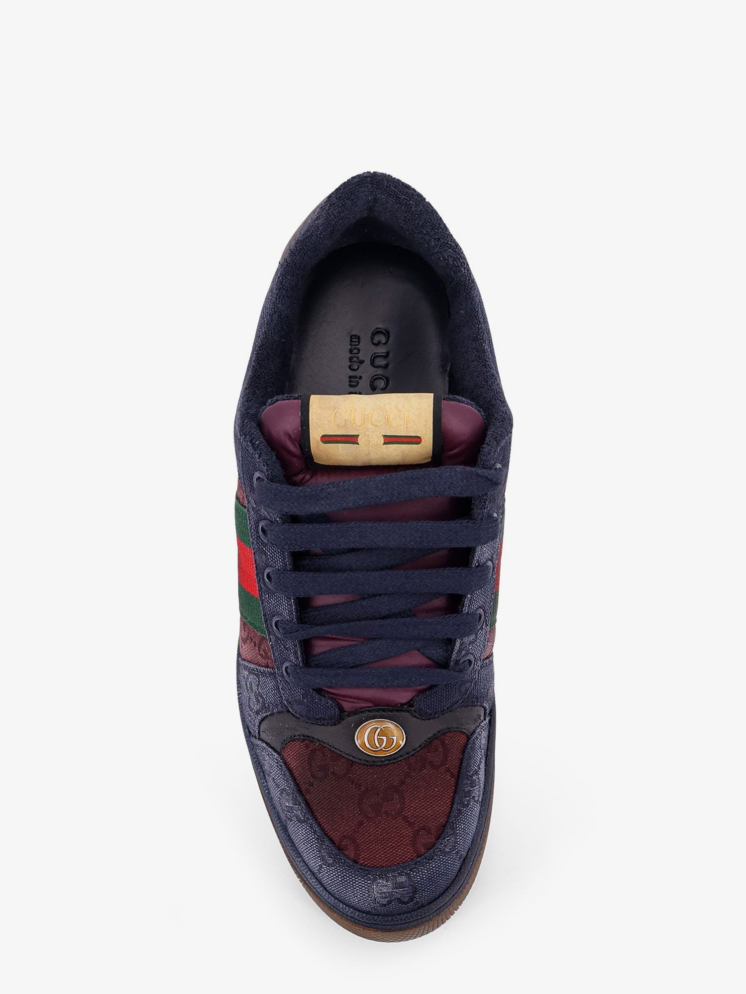 Gucci Men Gg Bicolor Fabric Sneakers GUCCI