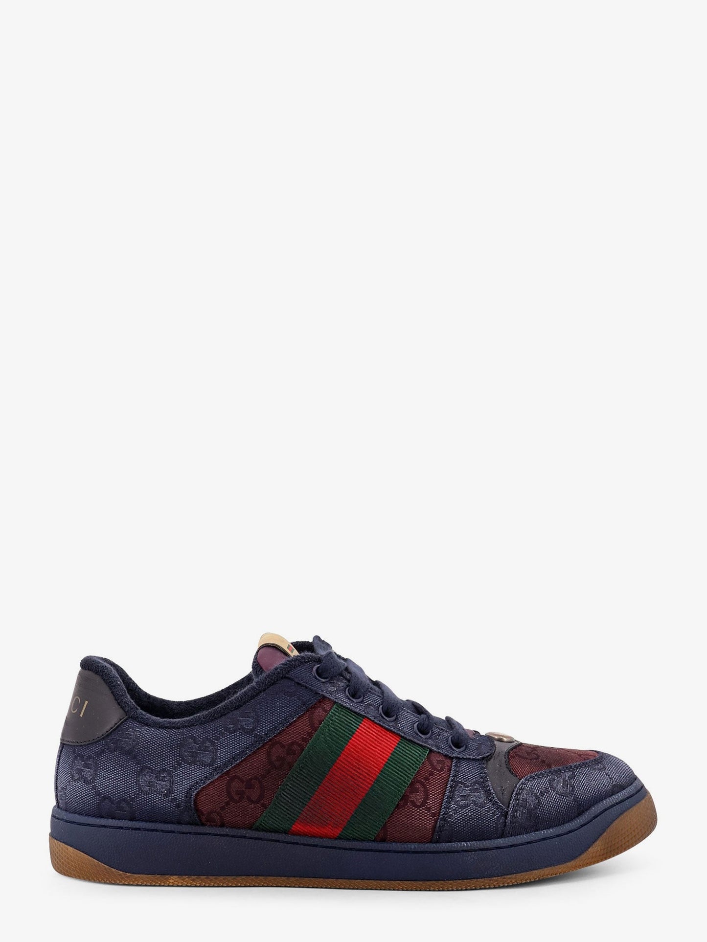 Gucci Men Gg Bicolor Fabric Sneakers GUCCI