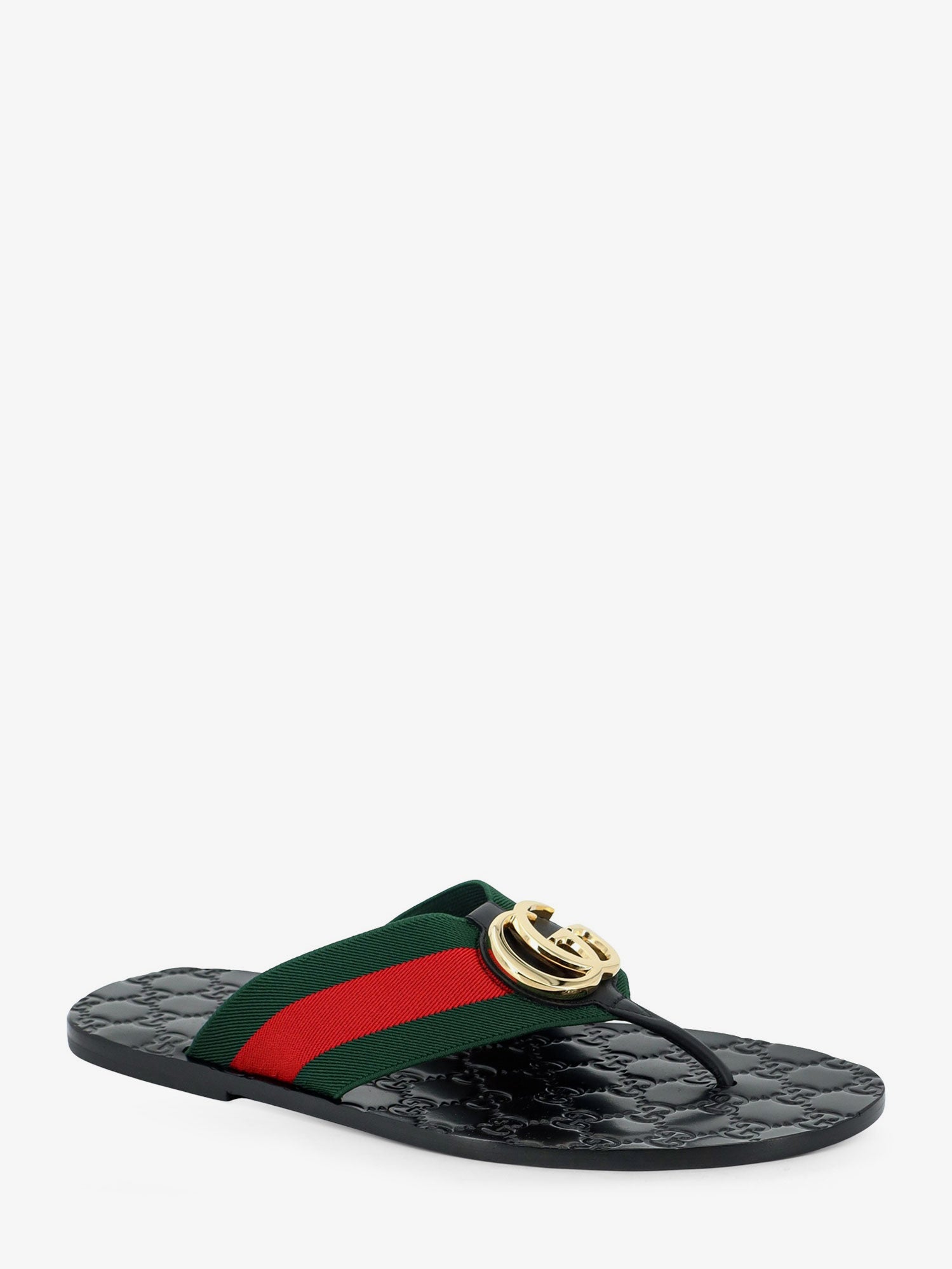 Gucci Men Riviera Leather Sandals GUCCI