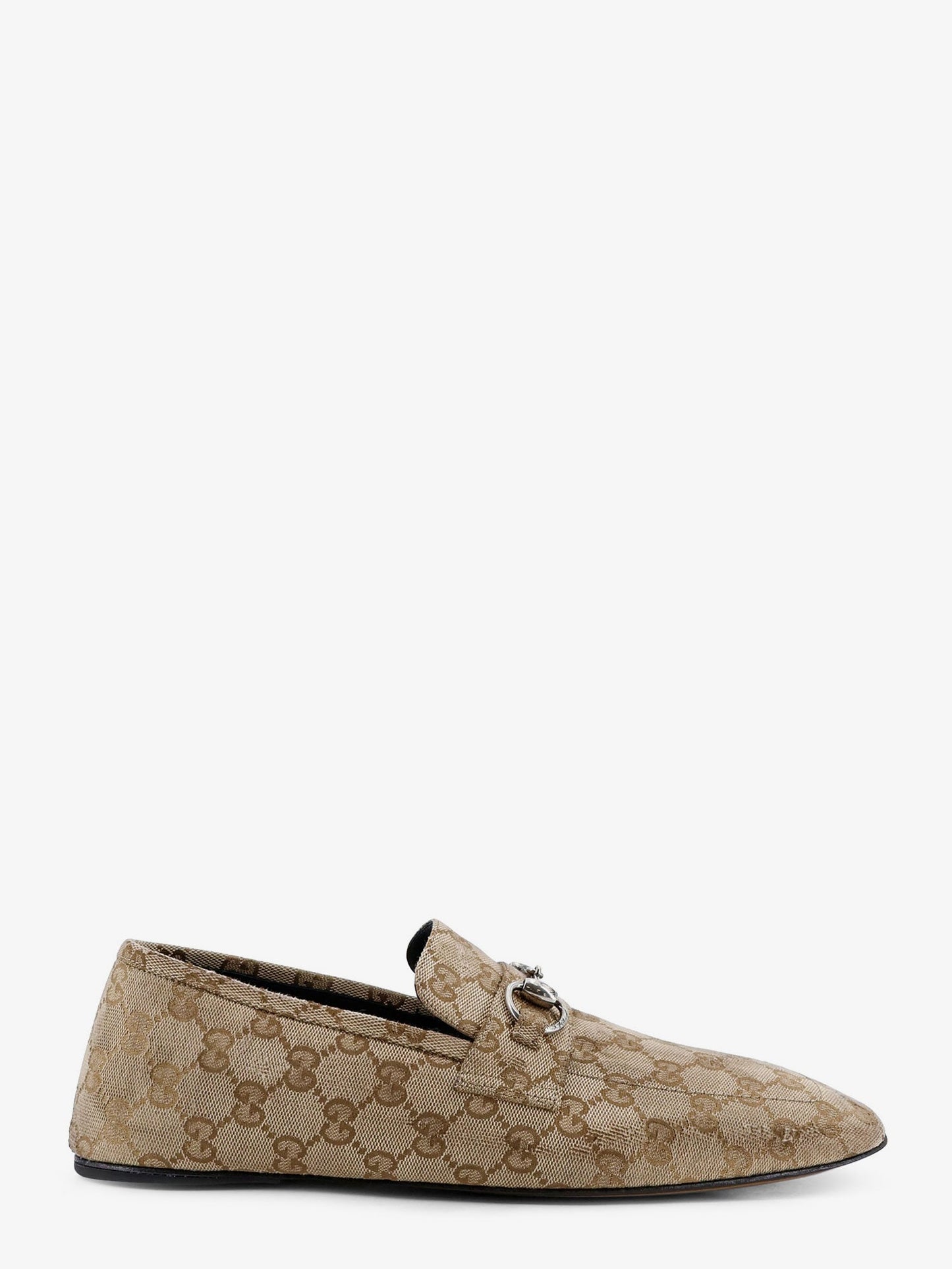 Gucci Men Vintage-Effect Gg Fabric Loafers GUCCI