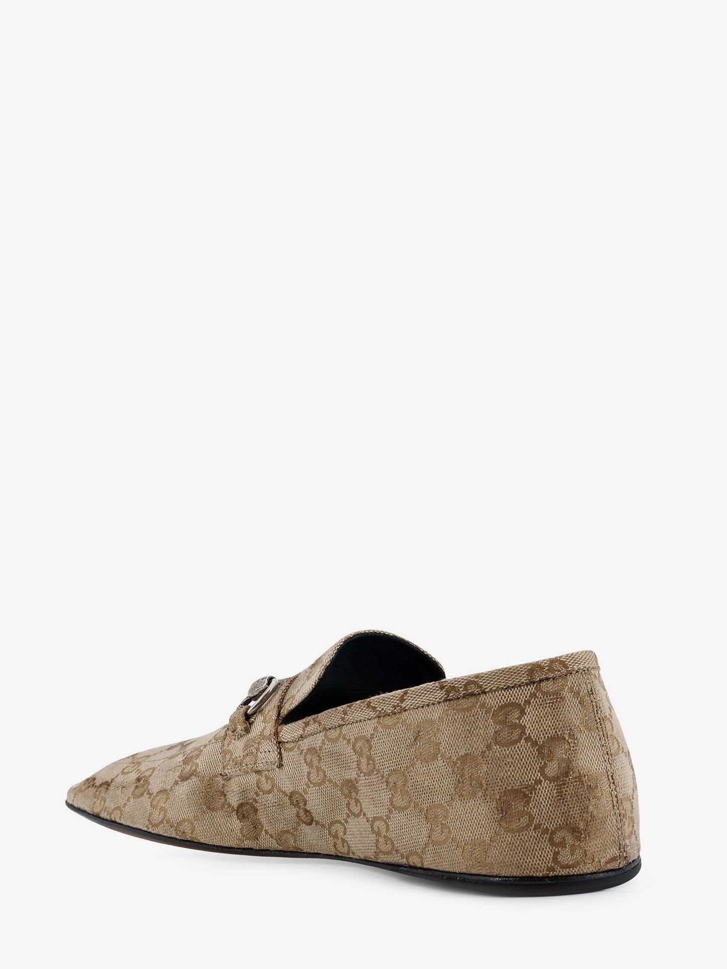Gucci Men Vintage-Effect Gg Fabric Loafers GUCCI
