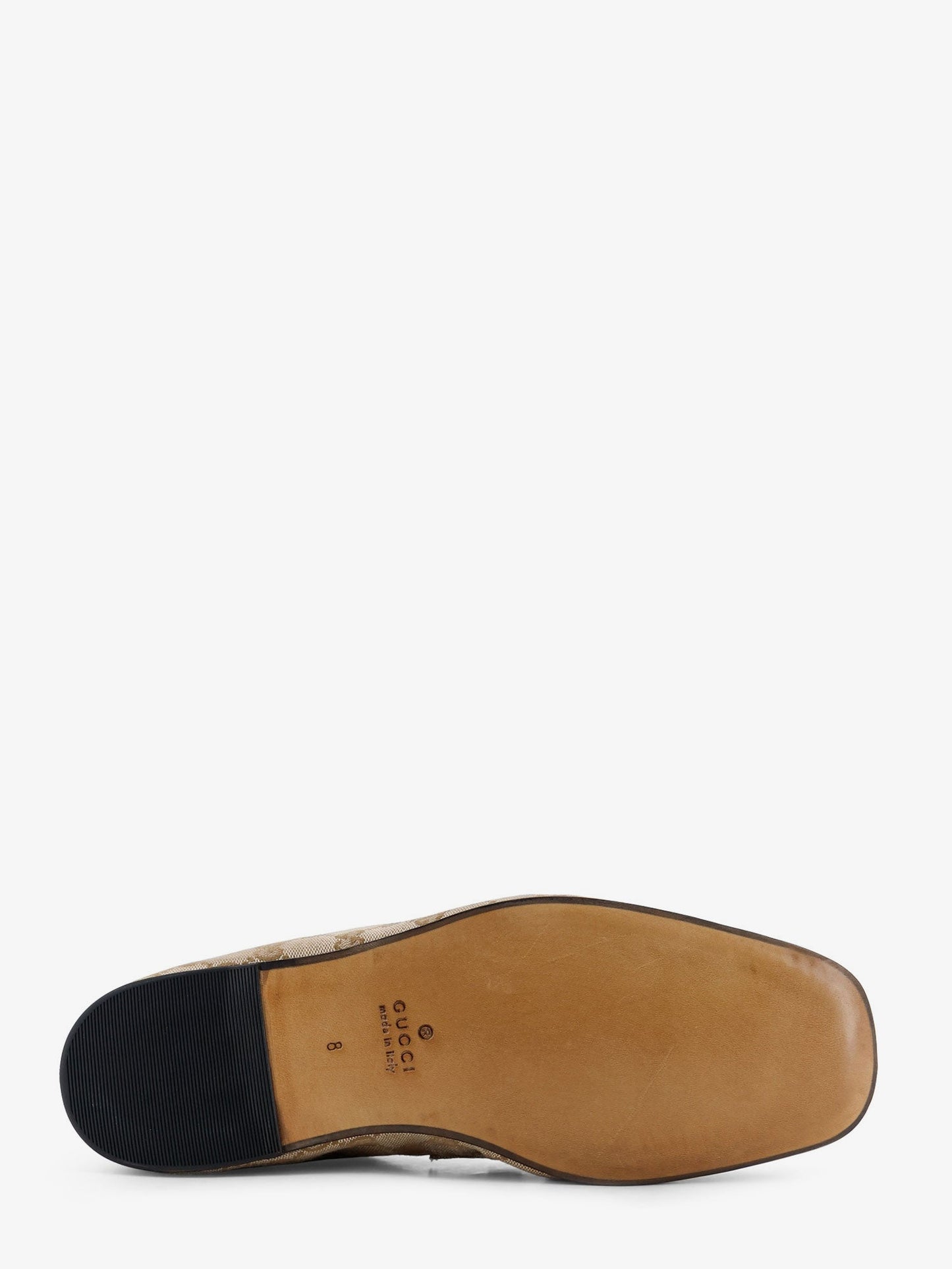 Gucci Men Vintage-Effect Gg Fabric Loafers GUCCI