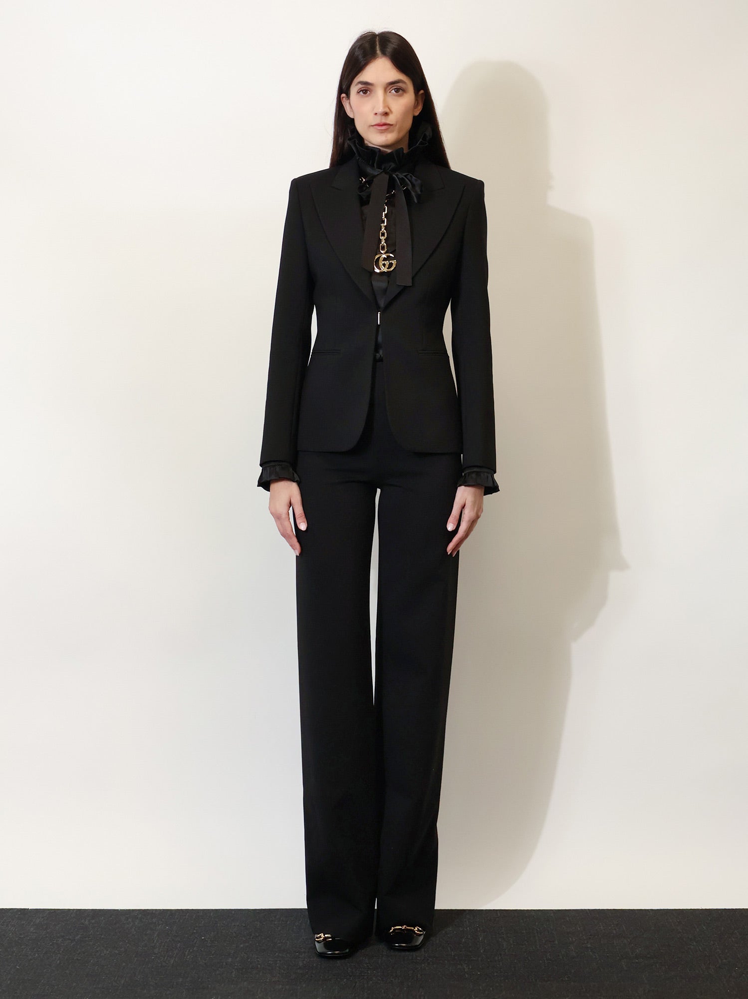 Gucci Women Technical Stretch Wool Trousers GUCCI