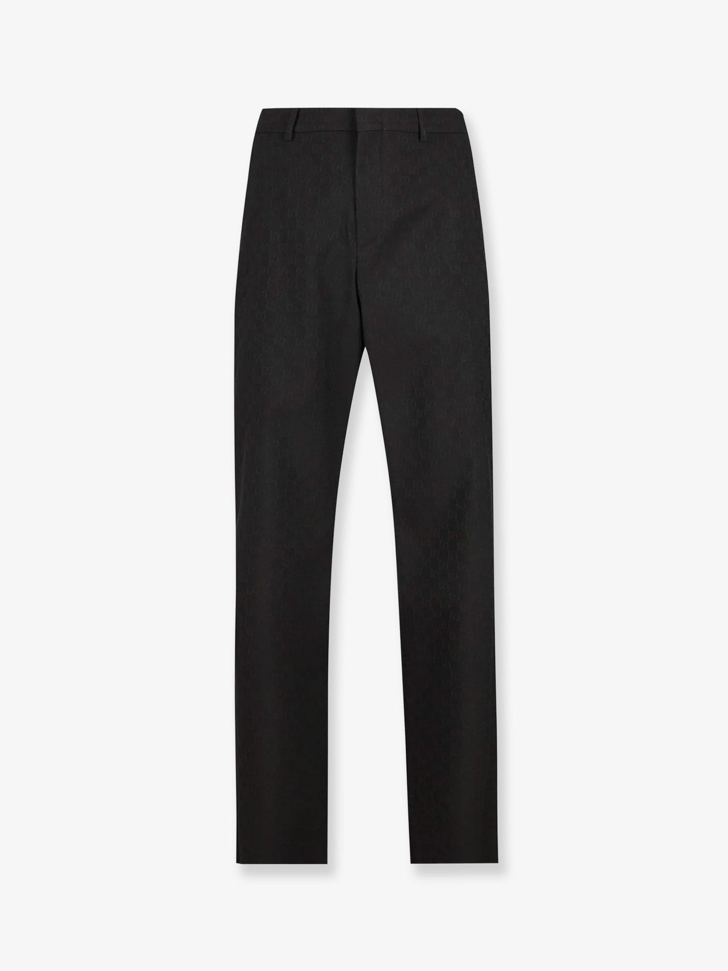 Gucci Men Gg Wool Blend Trousers GUCCI