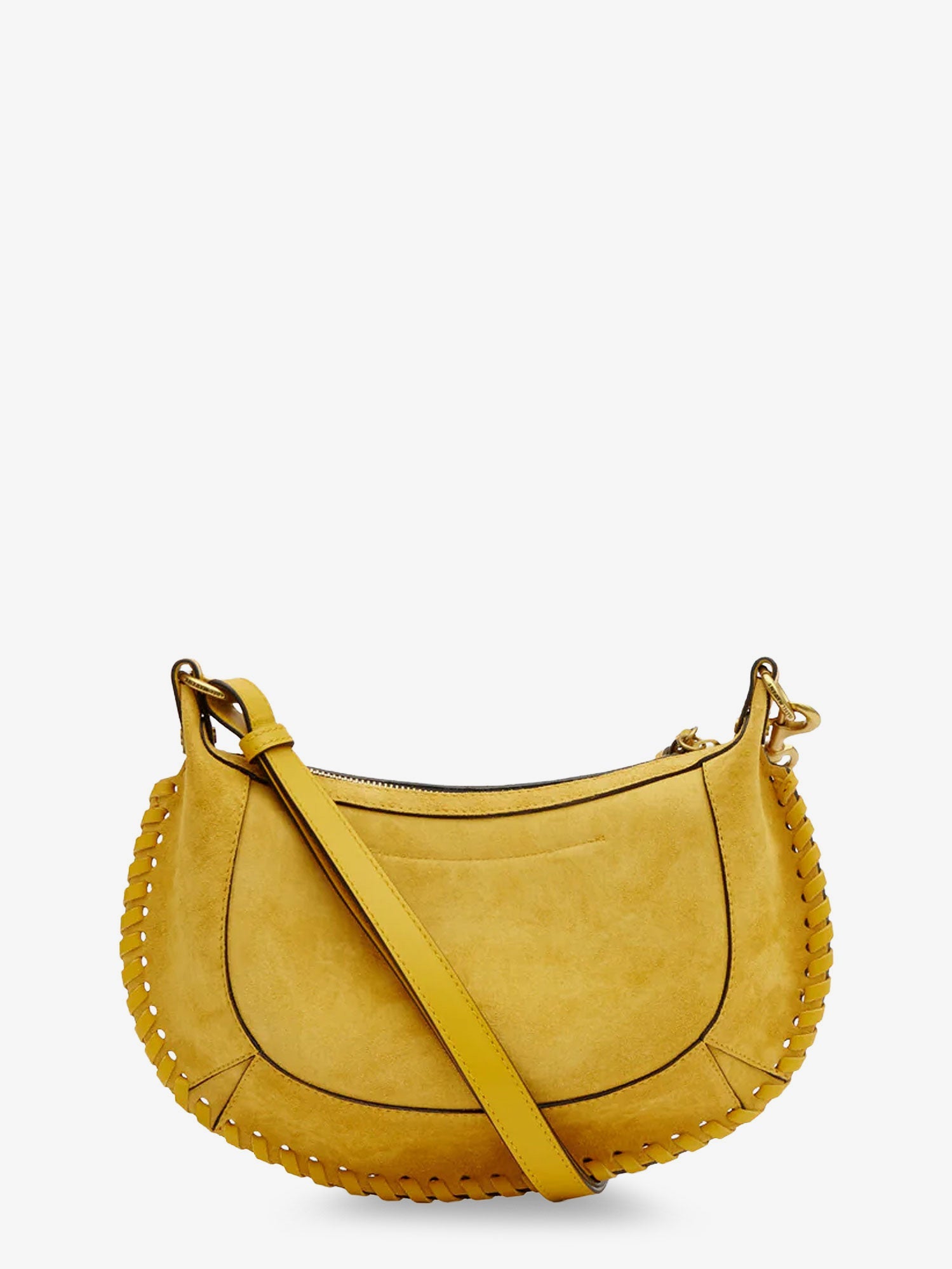 Isabel Marant Women Oskan Moon Suede Crossbody Bag ISABEL MARANT