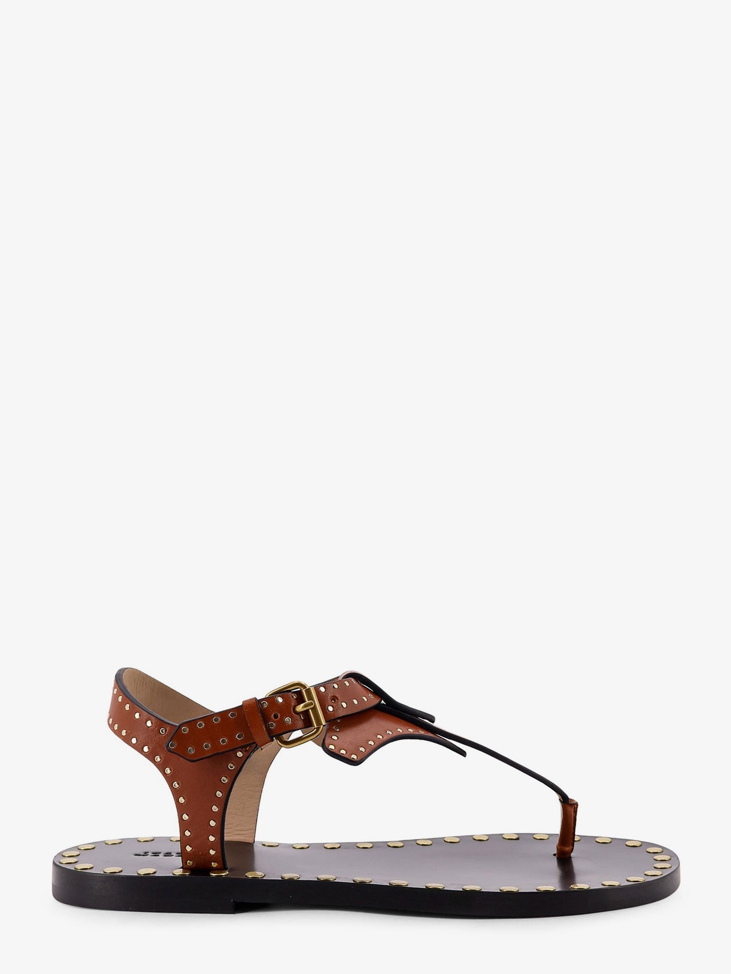 Isabel Marant Women Joonya Flat Leather Sandals ISABEL MARANT