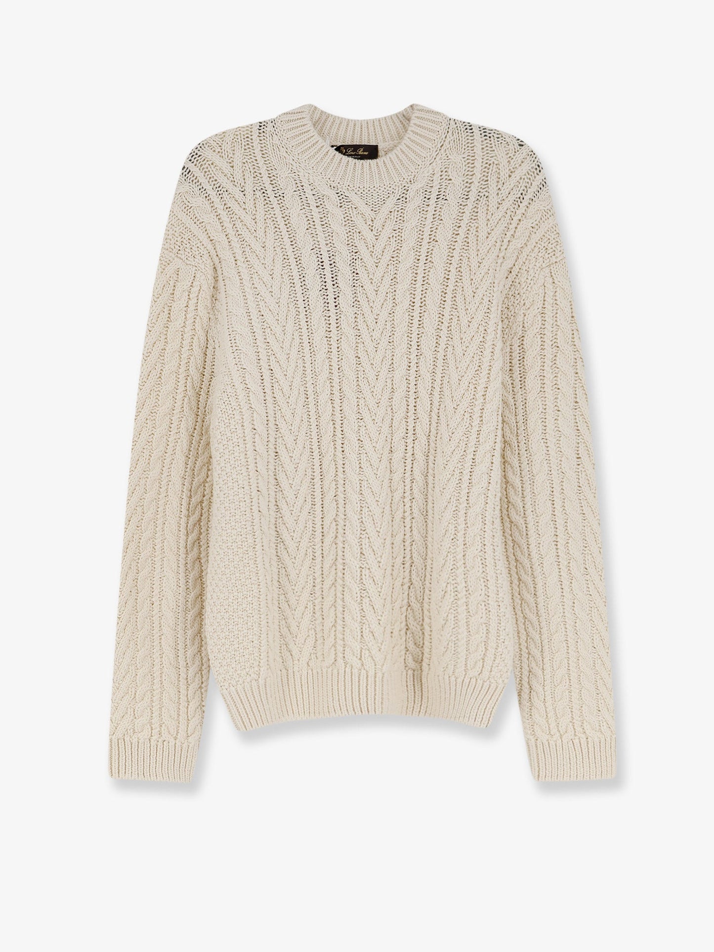 Loro Piana Men Schooner Sweater In Cashmere And Abaca Blend LORO PIANA