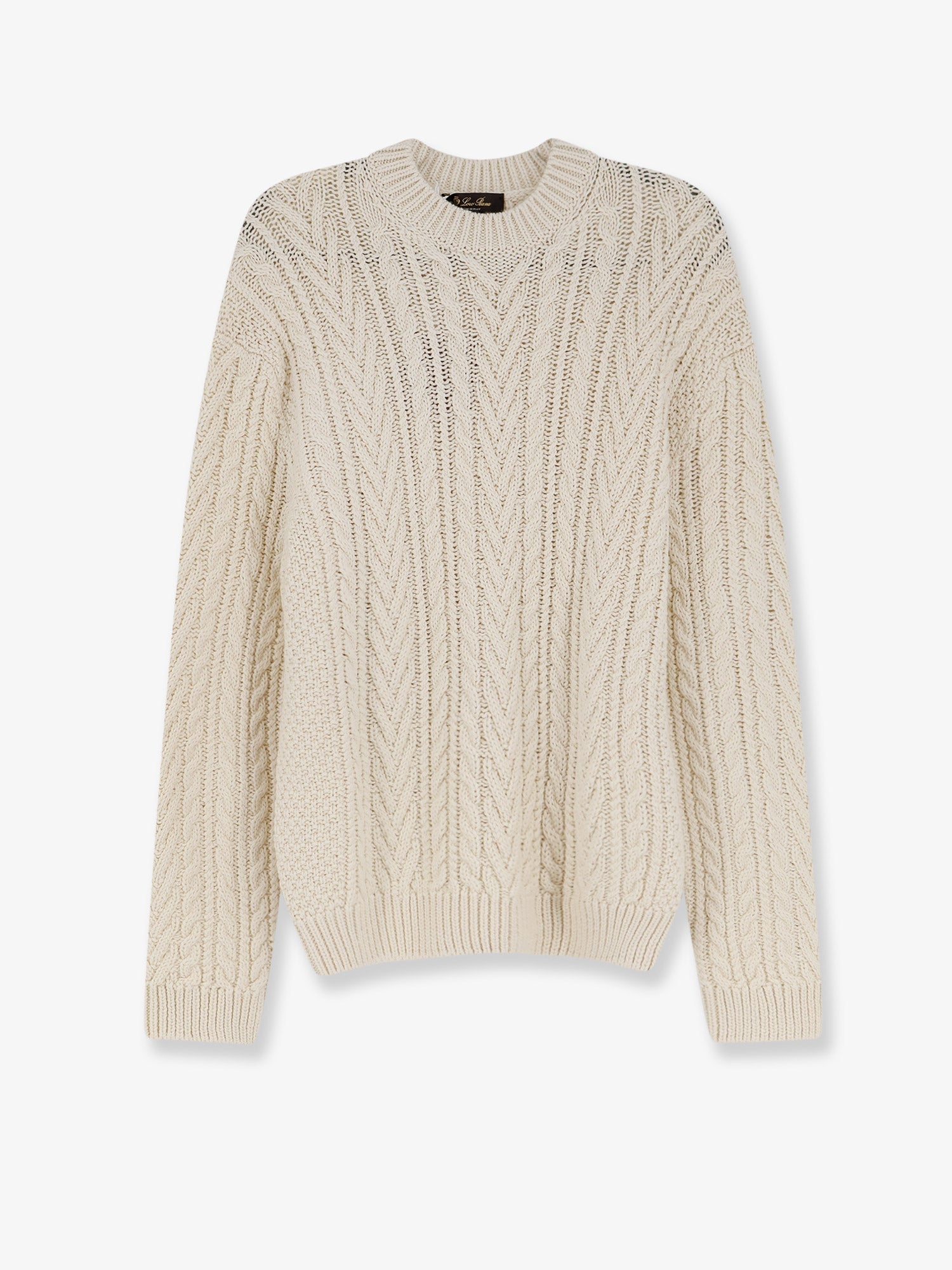 Loro Piana Men Schooner Sweater In Cashmere And Abaca Blend LORO PIANA