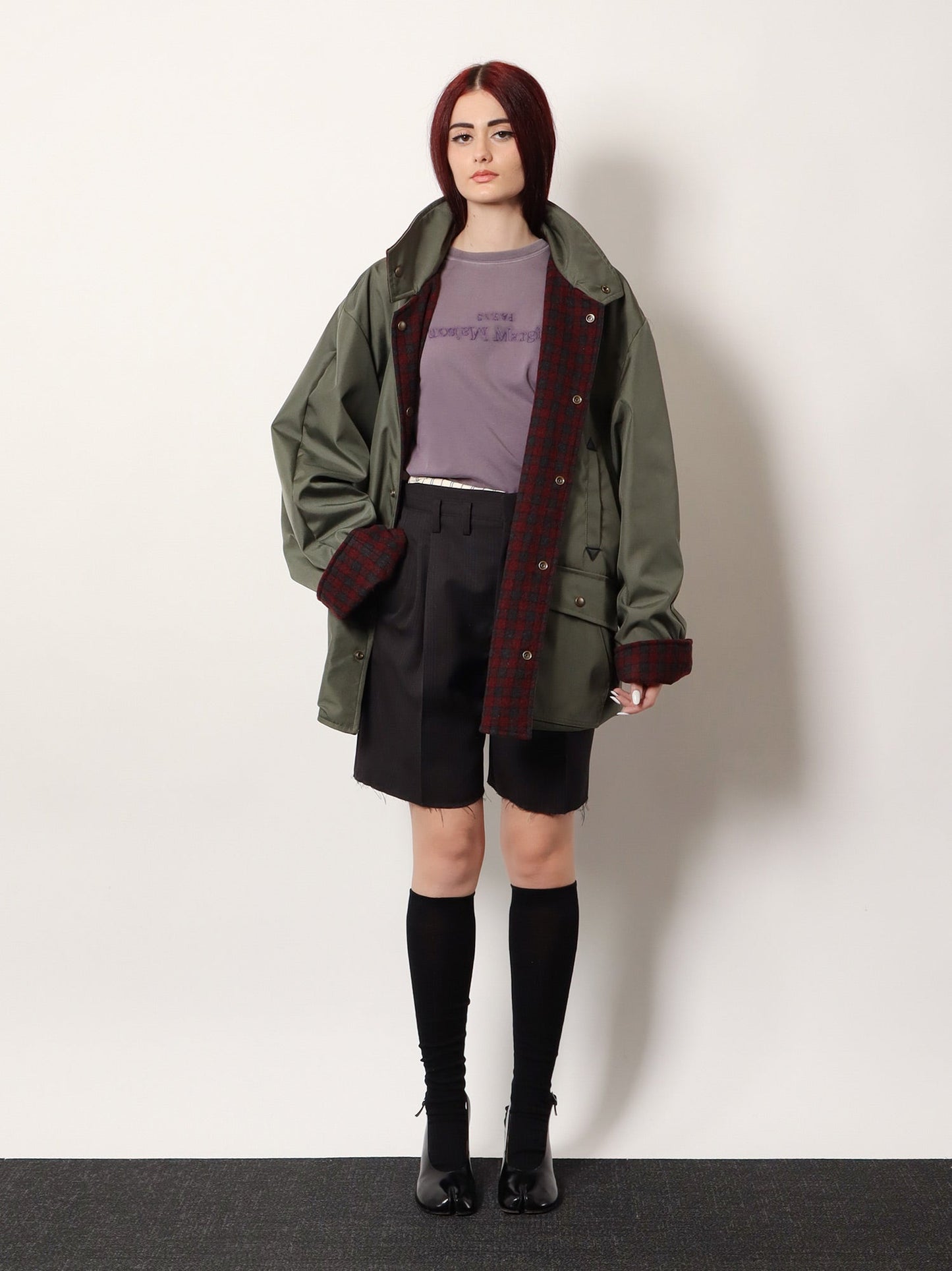 Maison Margiela Women Cotton T-Shirt With Rewashed Effect MAISON MARGIELA