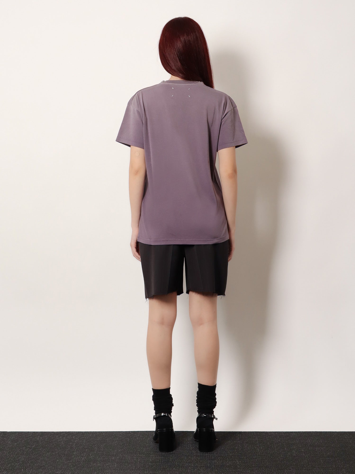 Maison Margiela Women Cotton T-Shirt With Rewashed Effect MAISON MARGIELA