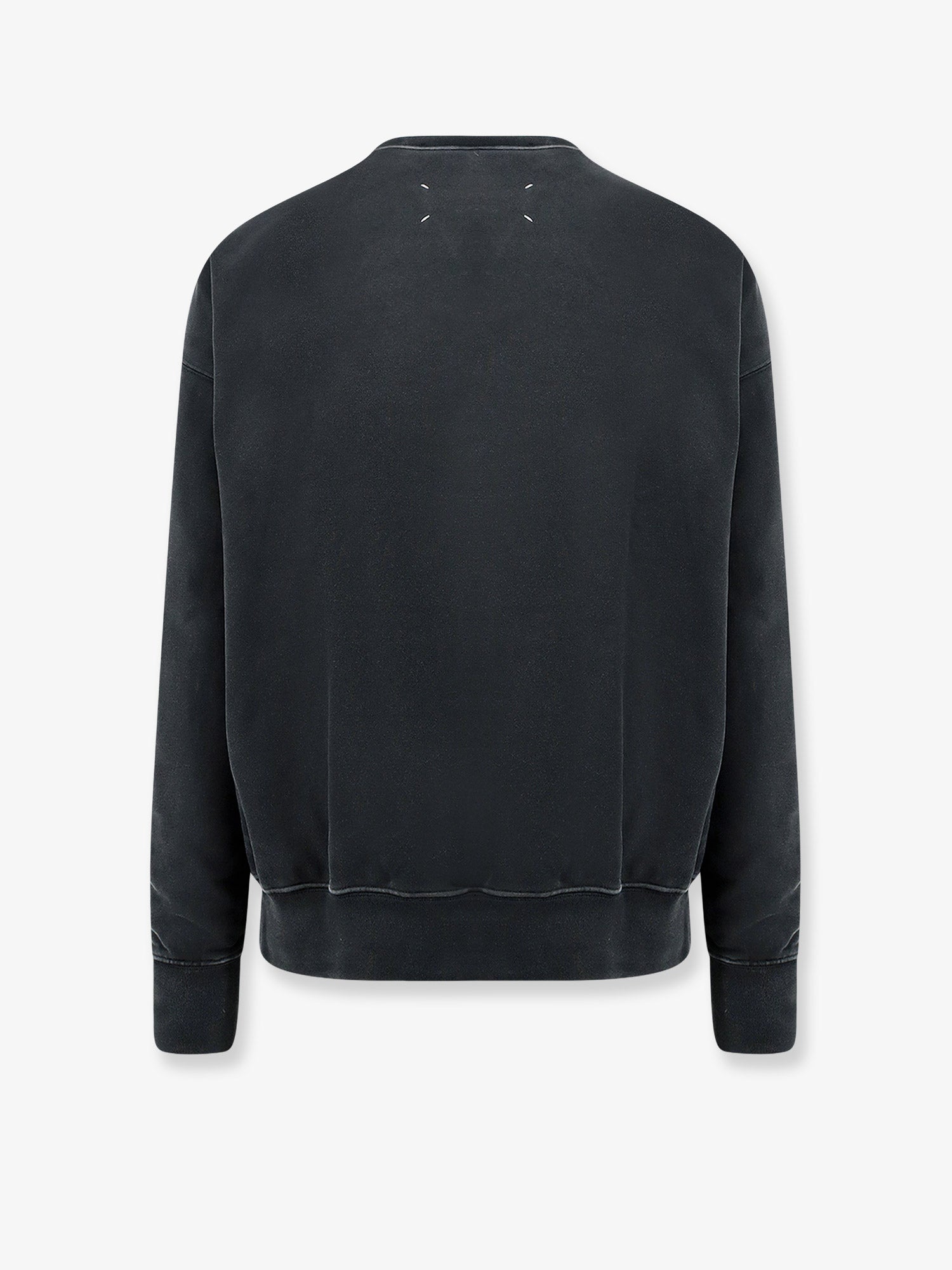 Maison Margiela Men Cotton Sweatshirt With Front Embroidered Logo MAISON MARGIELA