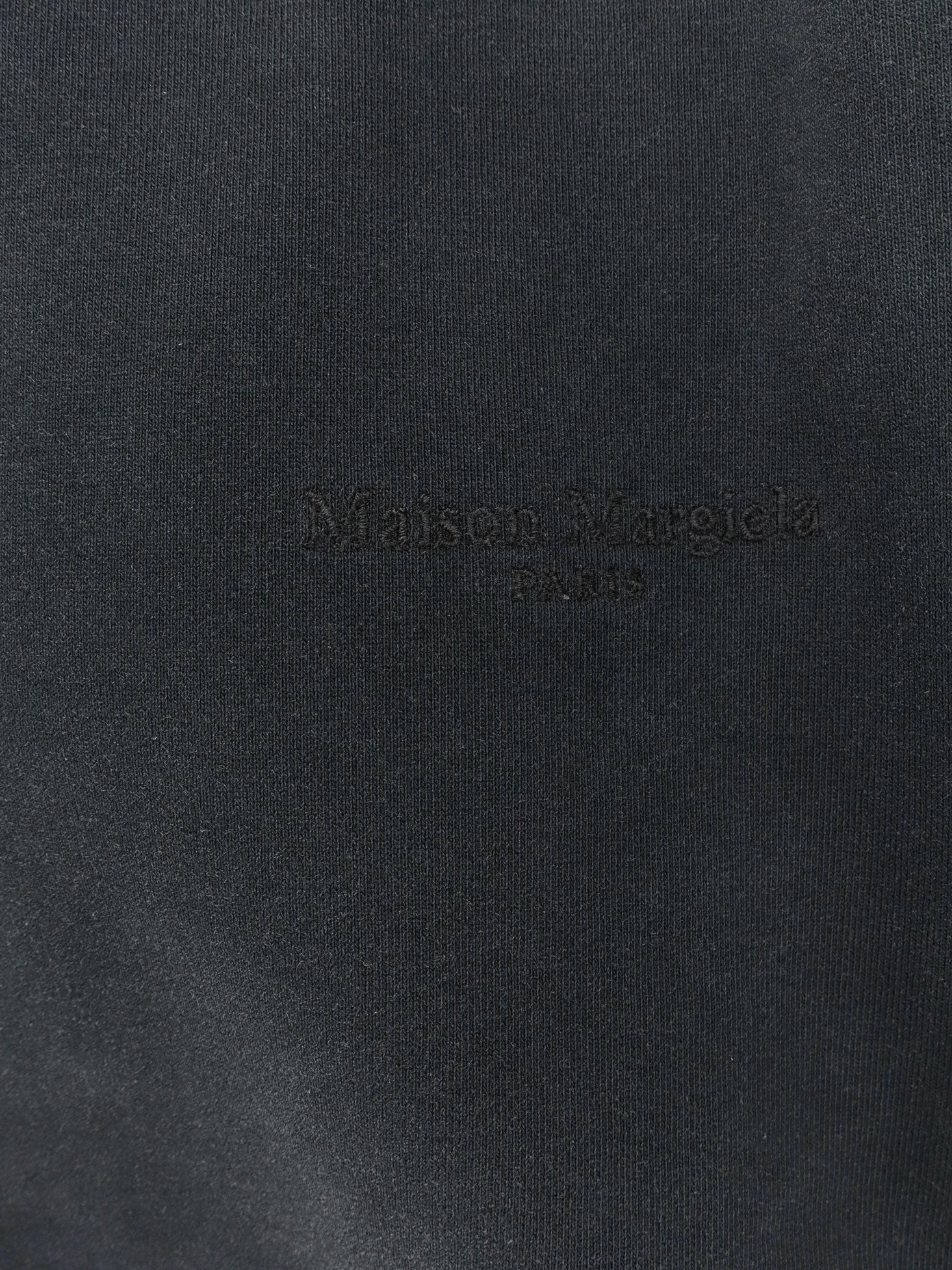 Maison Margiela Men Cotton Sweatshirt With Front Embroidered Logo MAISON MARGIELA