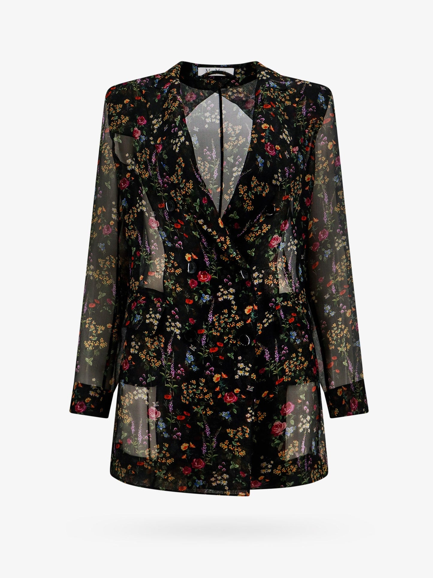 Max Mara Women Silk Blazer With Floral Print MAX MARA