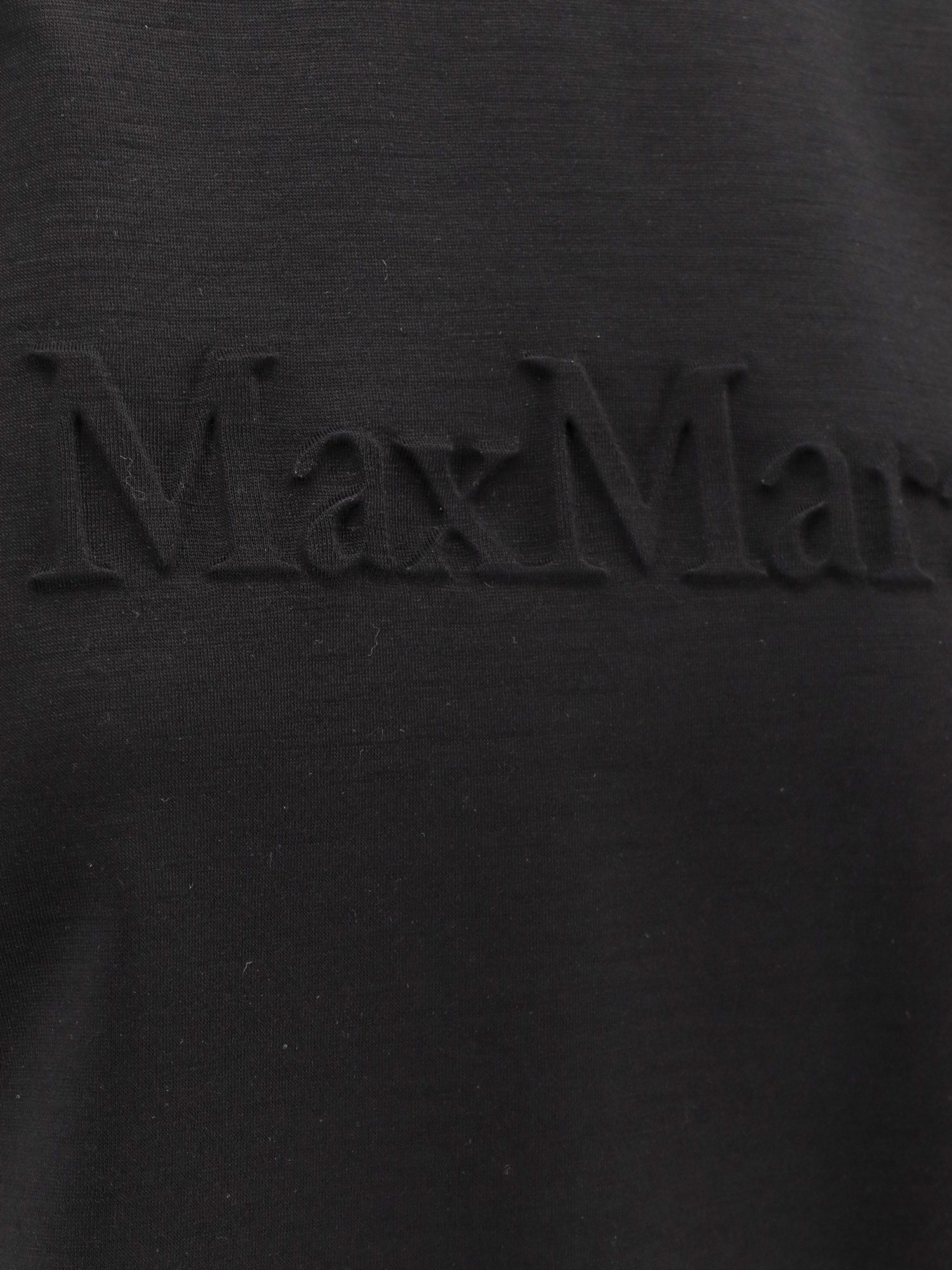 Max Mara Women Peter Wool T-Shirt With Embossed Frontal Logo MAX MARA