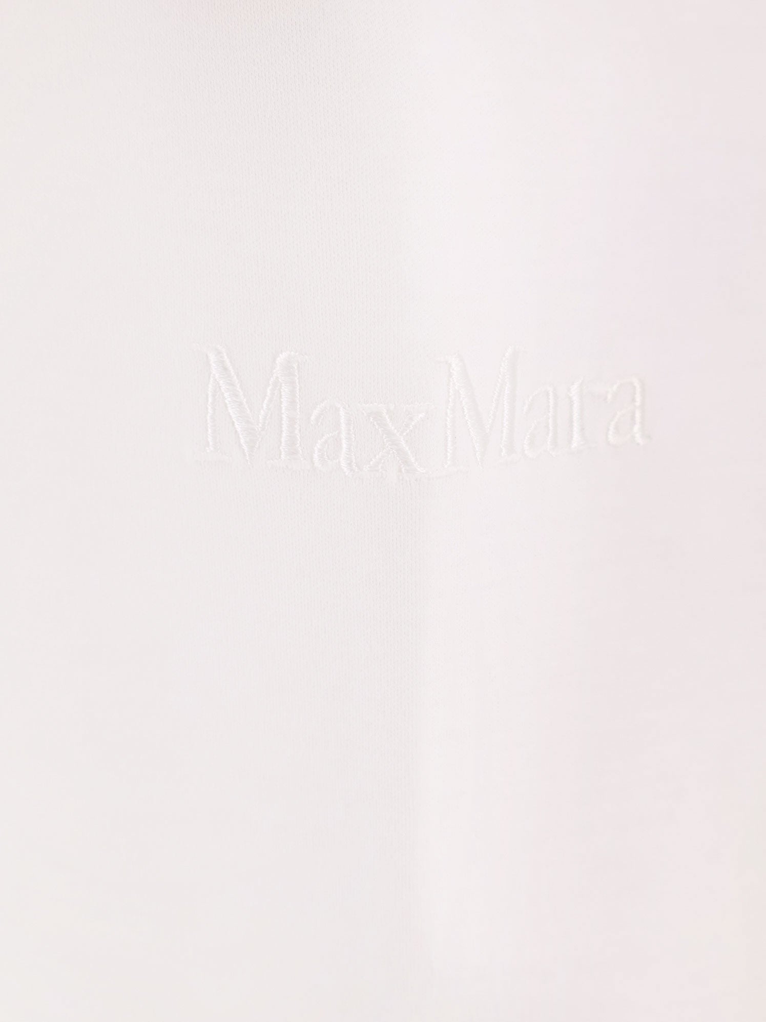 Max Mara Women Nerina Cotton T-Shirt With Max Mara Embroidery MAX MARA