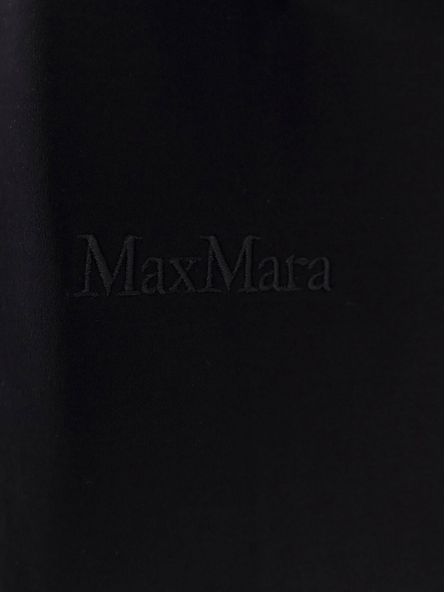 Max Mara Women Nerina Cotton T-Shirt With Max Mara Embroidery MAX MARA