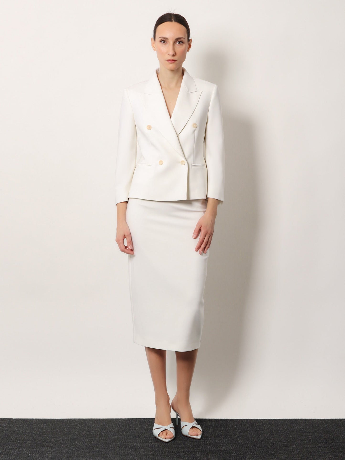 Max Mara Women Mxmdorico Stretch Virgin Wool Blazer MAX MARA