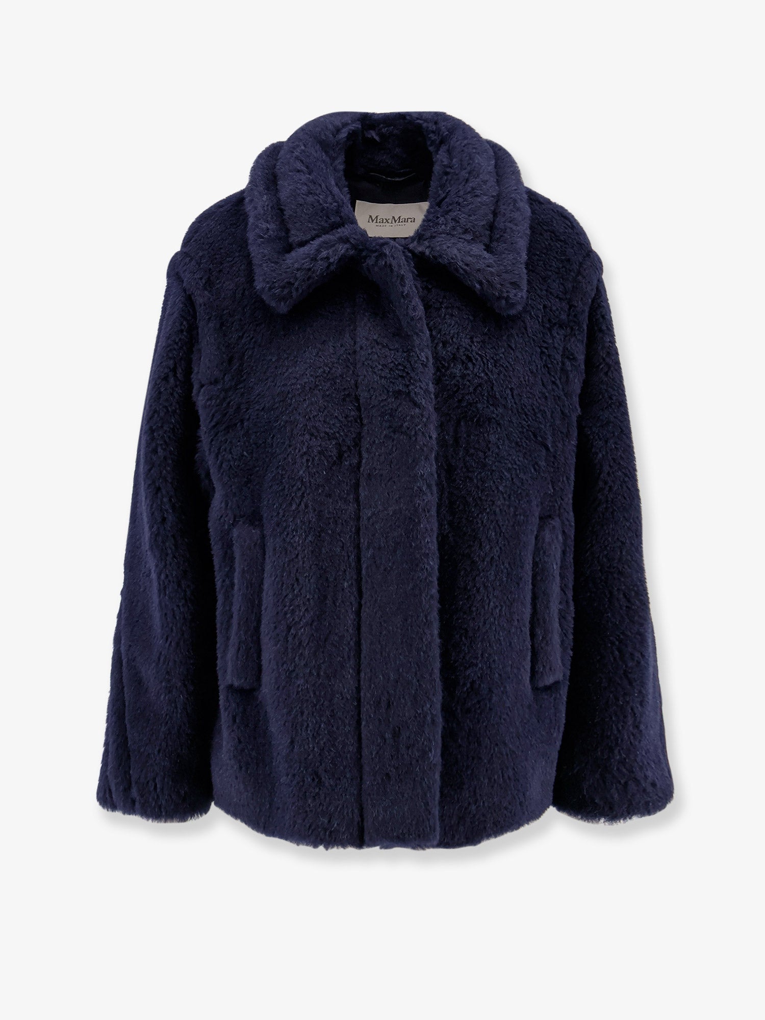 Max Mara Women Mxmfuggito Alpaca And Virgin Wool Fur Jacket MAX MARA