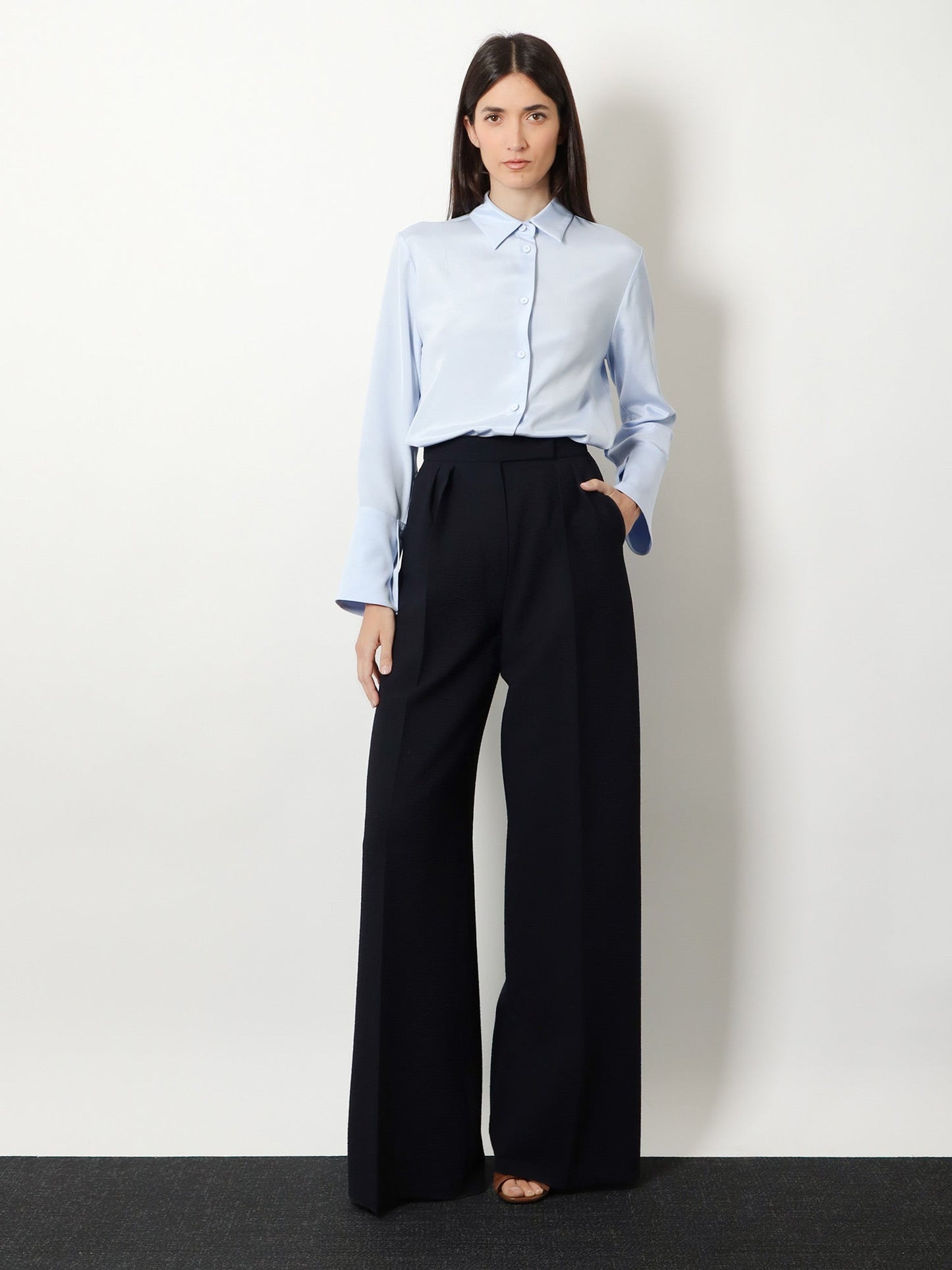 Max Mara Women Mxpvoliera Stretch Silk Shirt MAX MARA