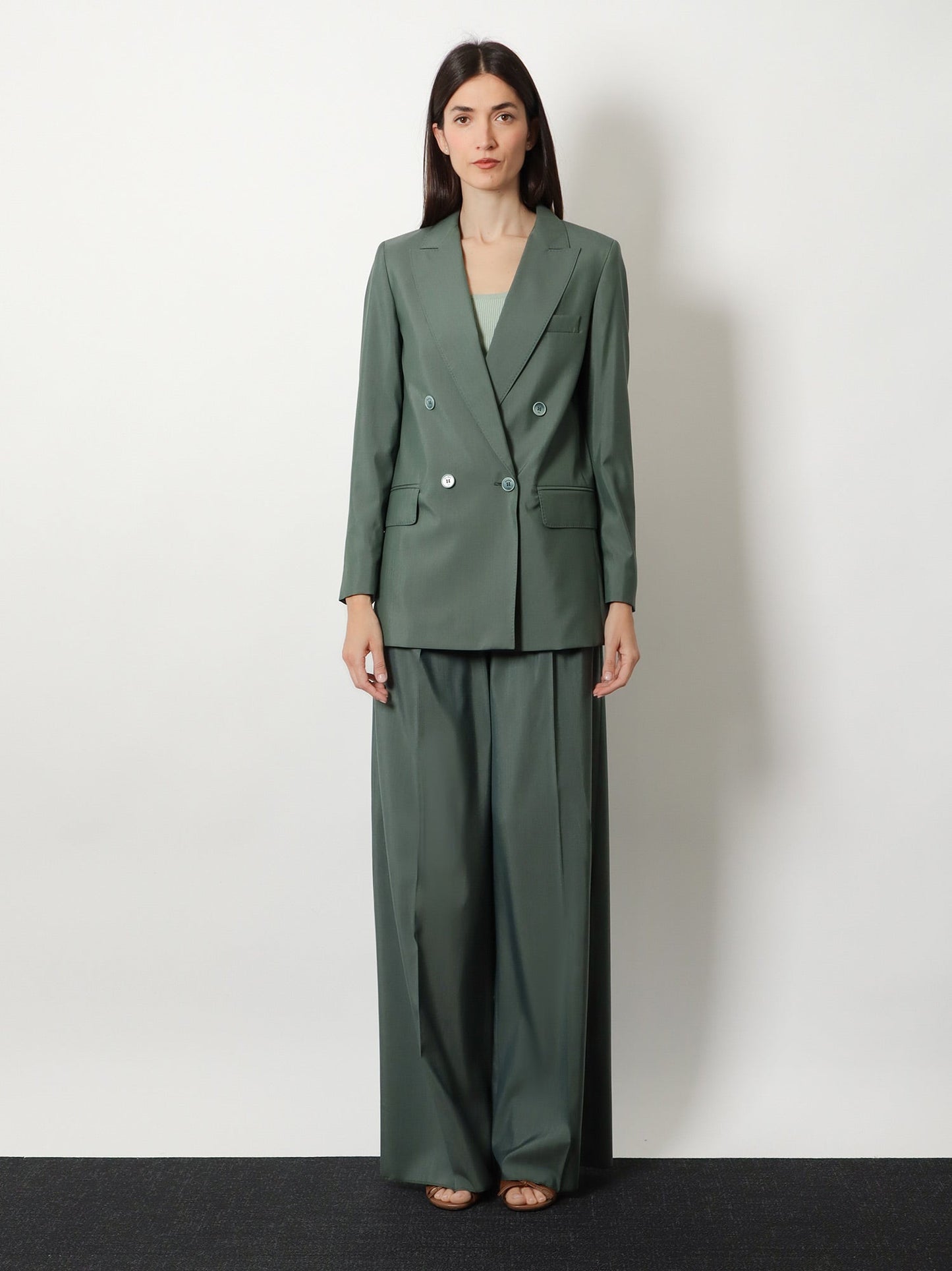 Max Mara Women Mxmgiallo Virgin Wool And Silk Trousers MAX MARA