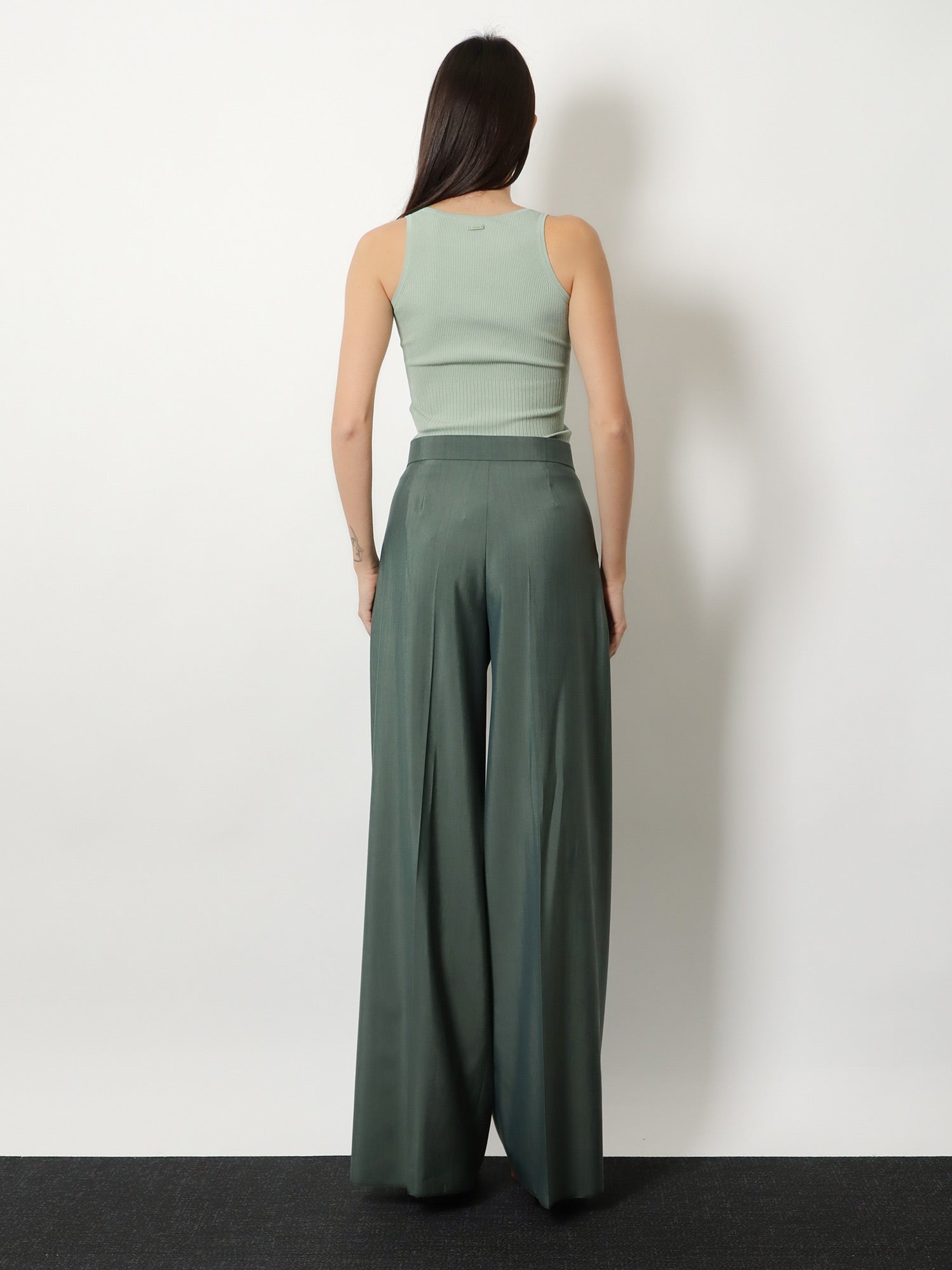 Max Mara Women Mxmgiallo Virgin Wool And Silk Trousers MAX MARA
