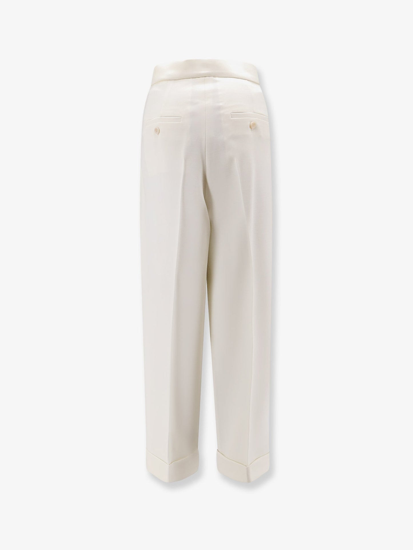 Max Mara Women Mxmrugiada Virgin Wool Trousers MAX MARA