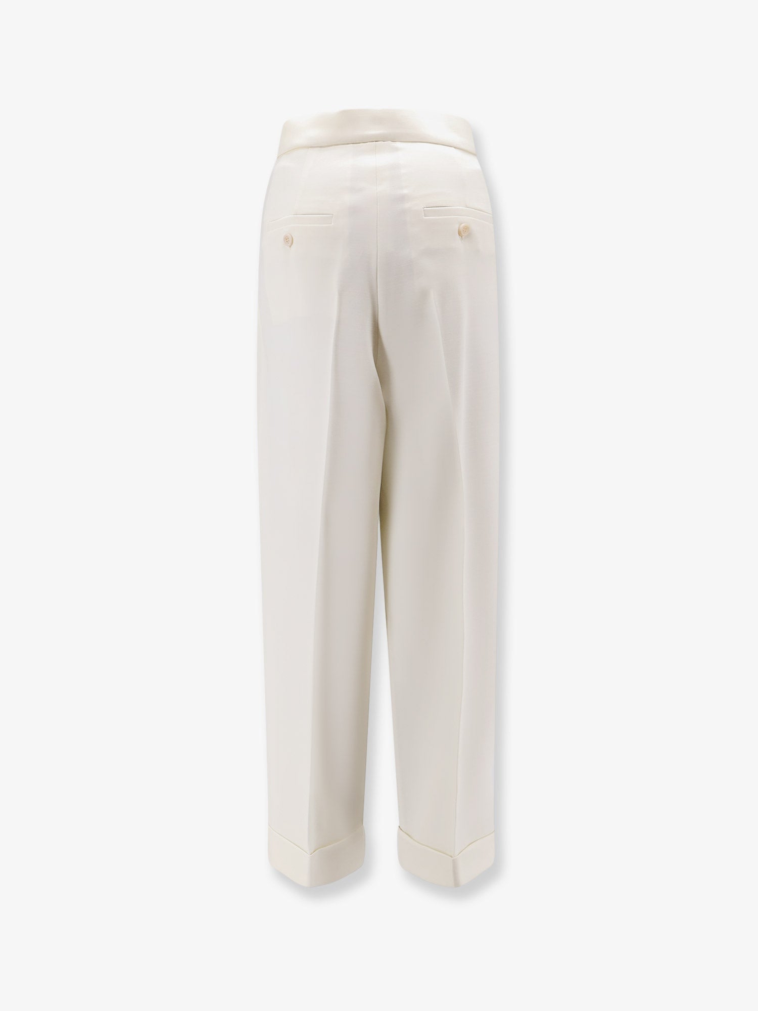Max Mara Women Mxmrugiada Virgin Wool Trousers MAX MARA