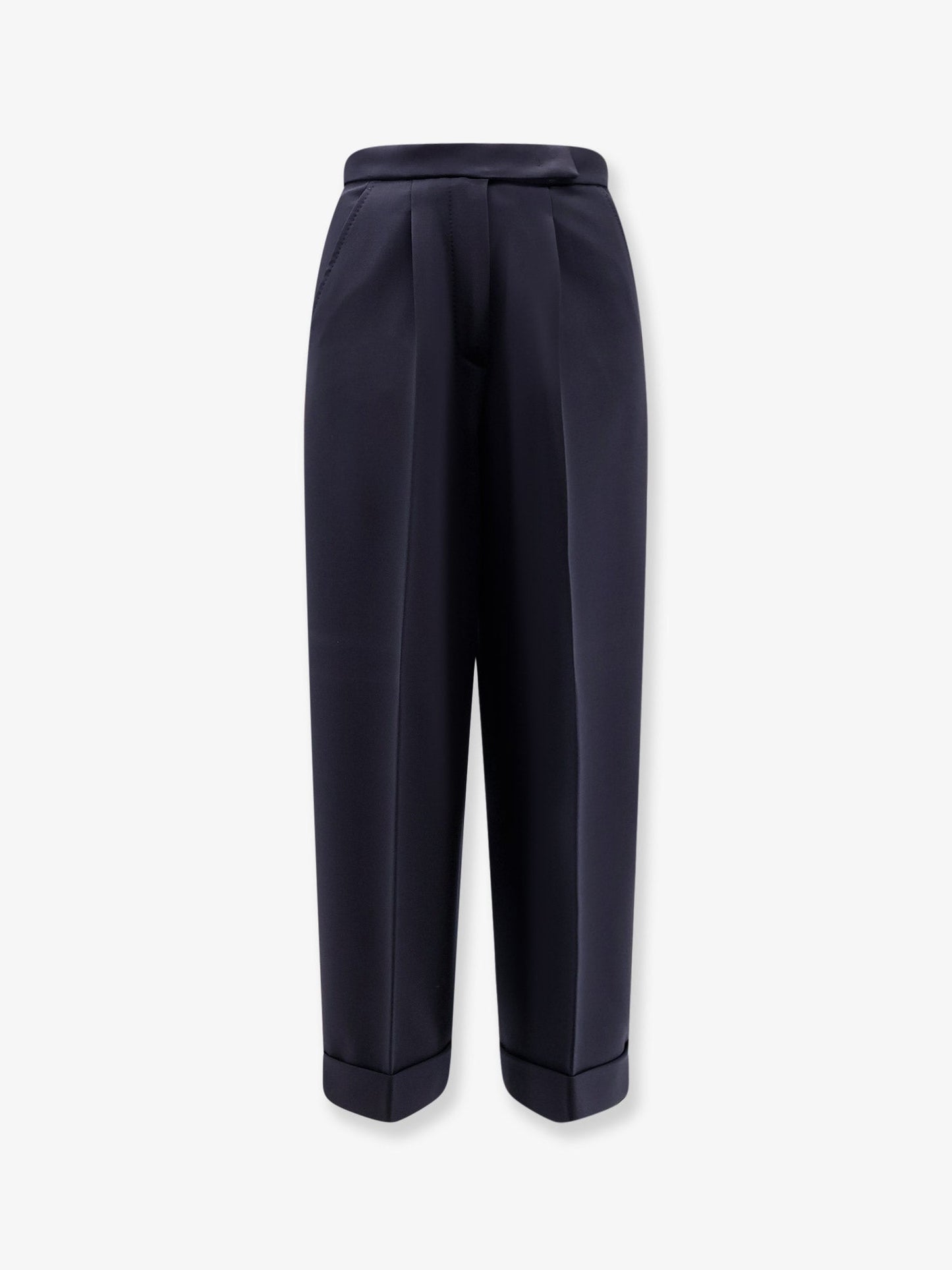 Max Mara Women Mxmrugiada Virgin Wool Trousers MAX MARA