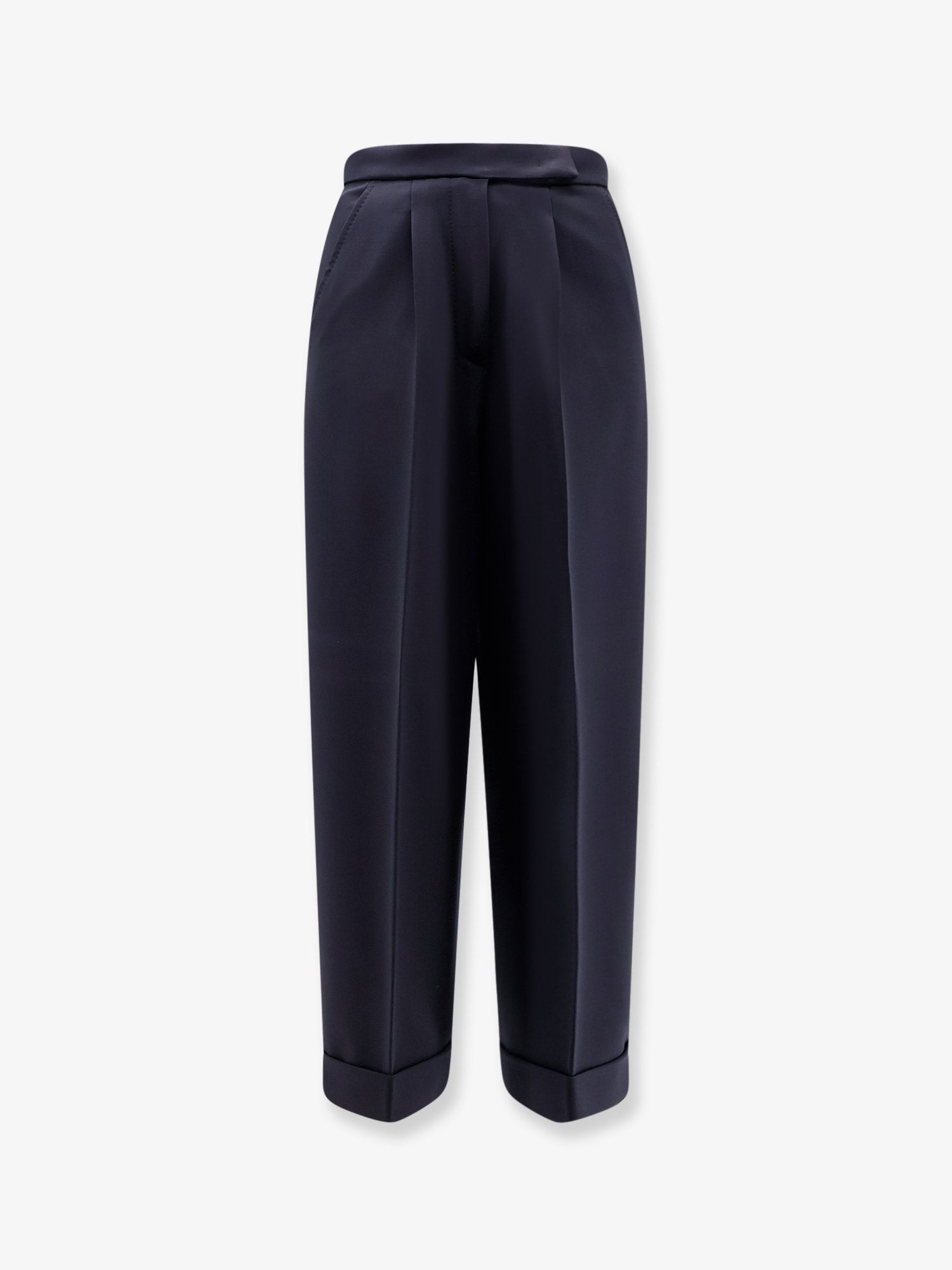 Max Mara Women Mxmrugiada Virgin Wool Trousers MAX MARA