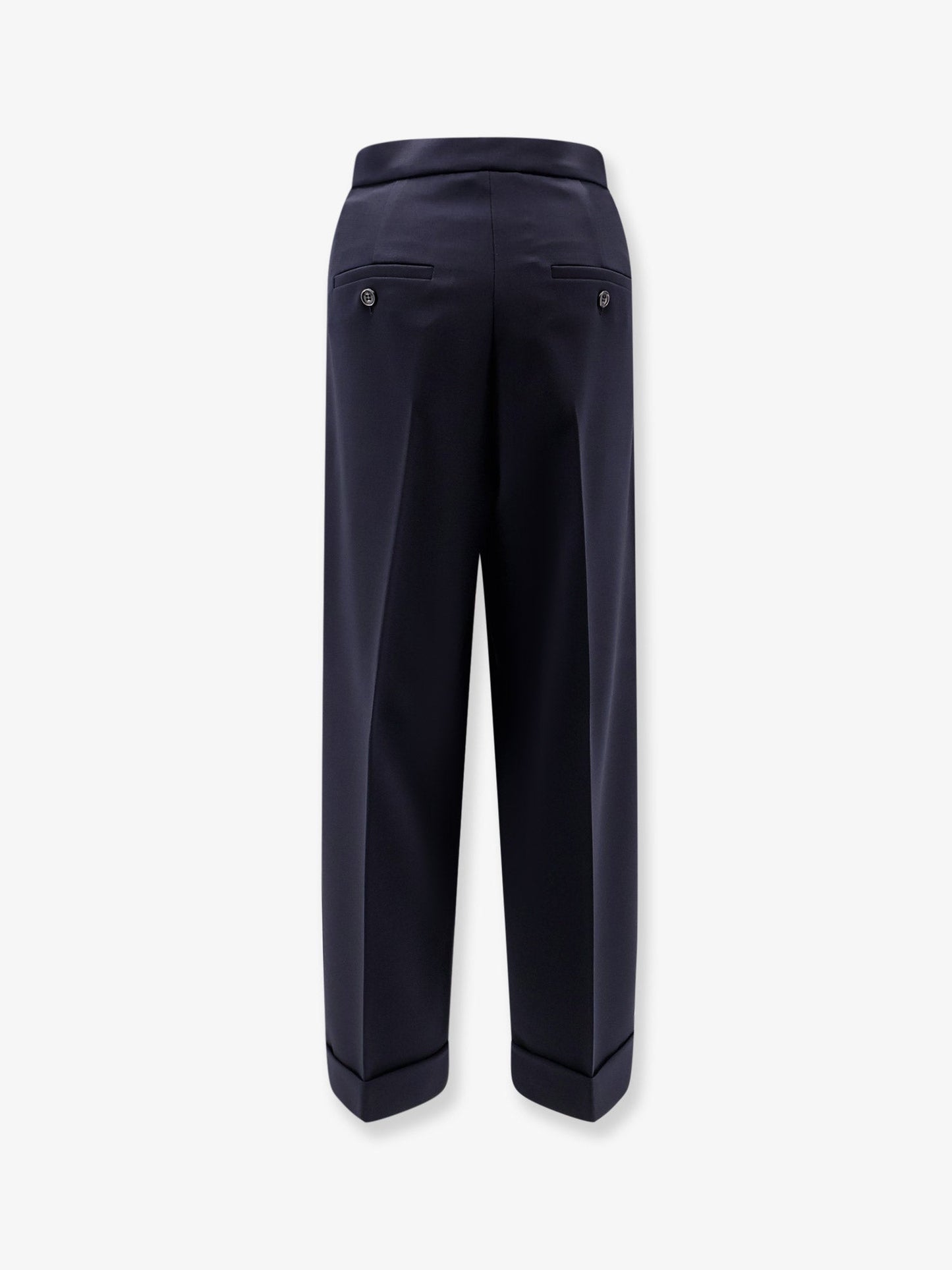 Max Mara Women Mxmrugiada Virgin Wool Trousers MAX MARA