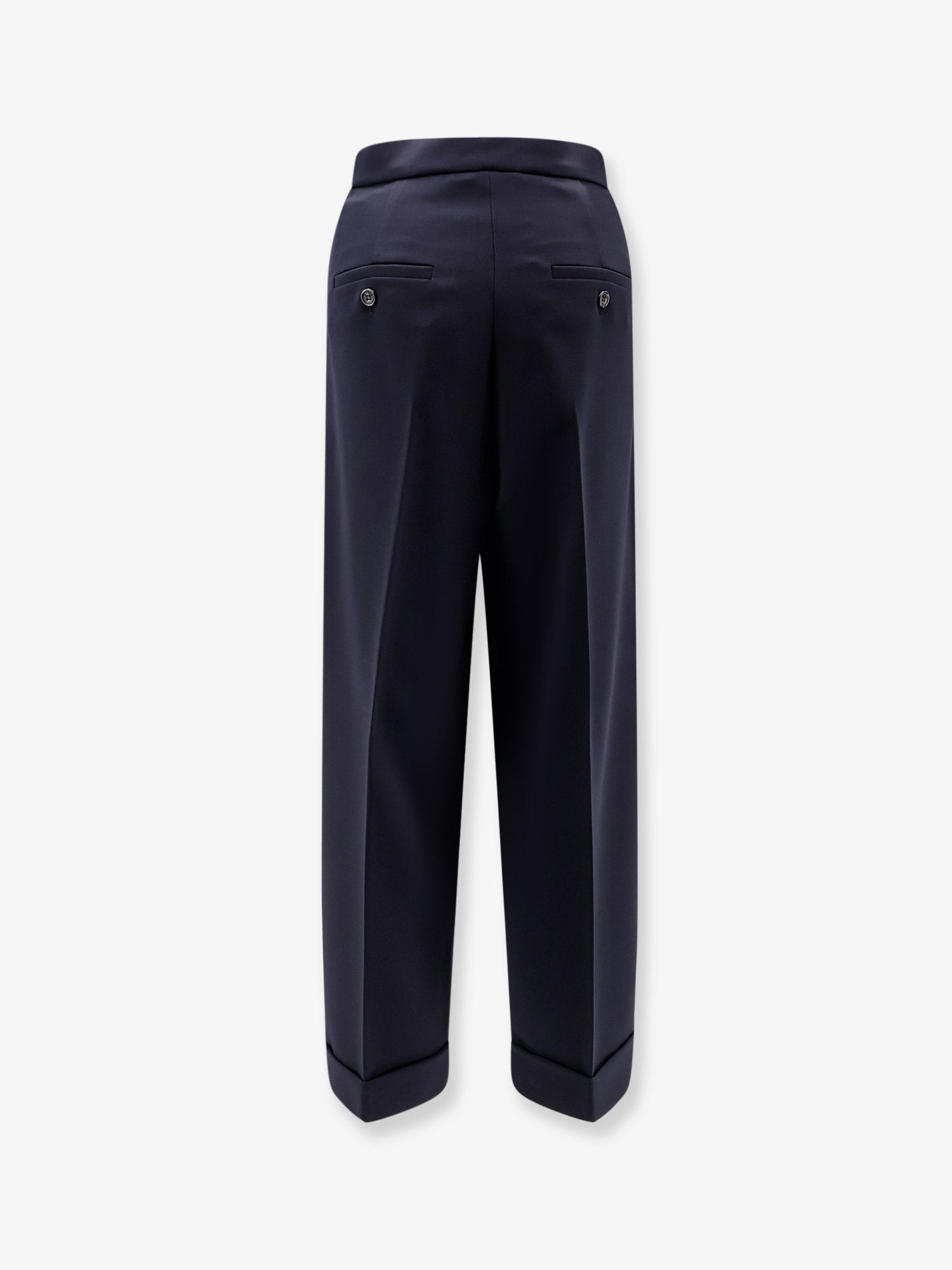 Max Mara Women Mxmrugiada Virgin Wool Trousers MAX MARA