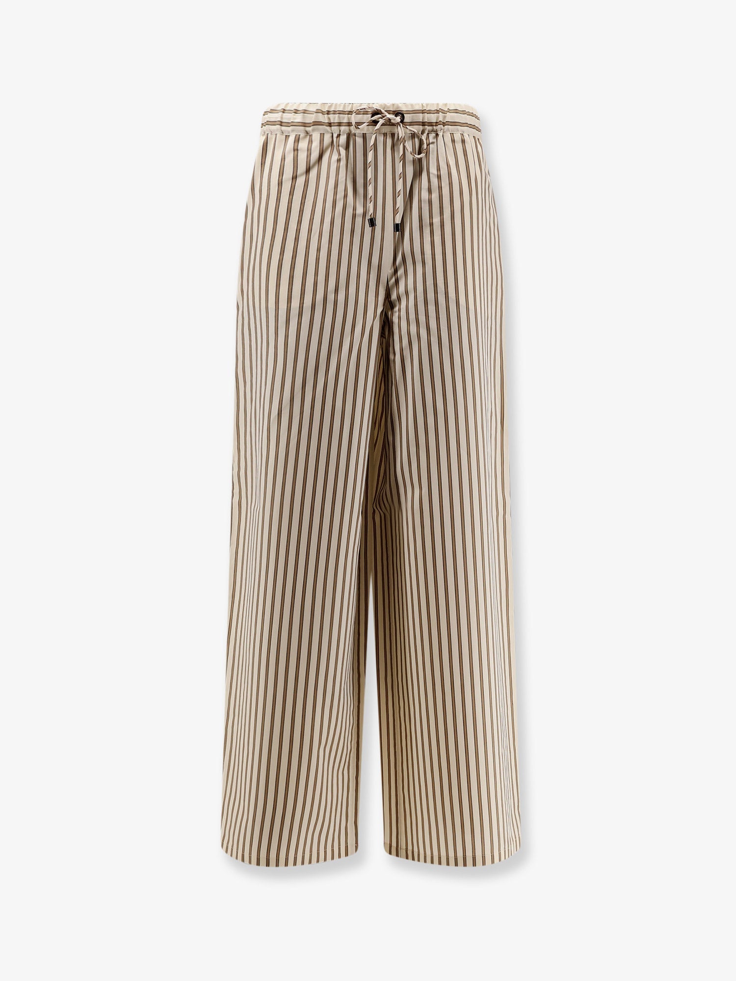 Max Mara Women Mxmordine Cotton And Silk Trousers MAX MARA