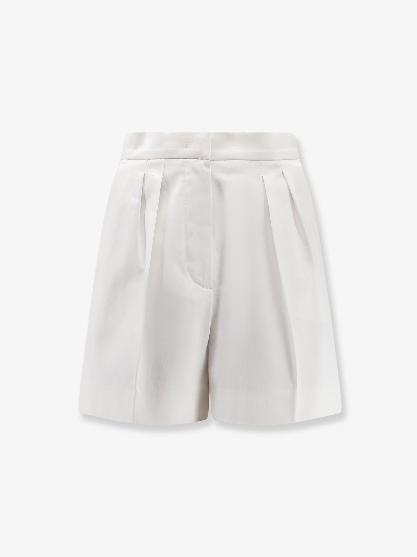 Max Mara Women Tabacco Stretch Cotton Shorts MAX MARA