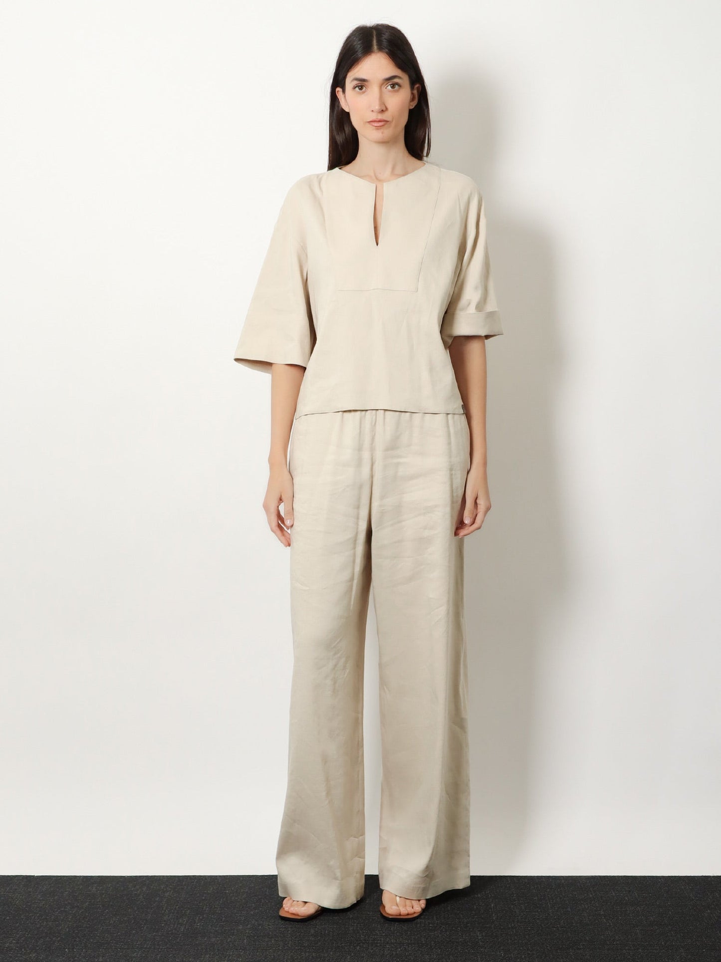 Max Mara Women Mxpsospiro Linen And Viscose Shirt MAX MARA