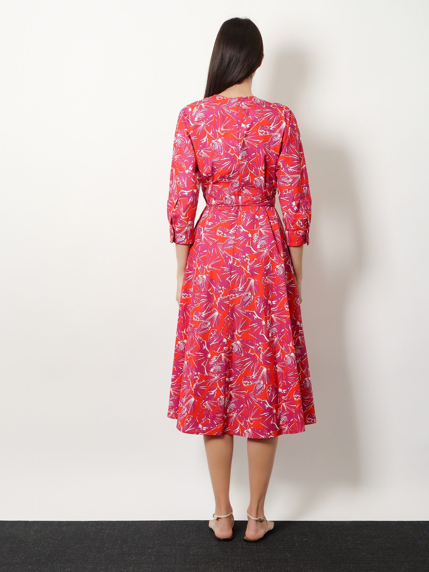 Max Mara Women Mxmcamino Printed Cotton Dress MAX MARA