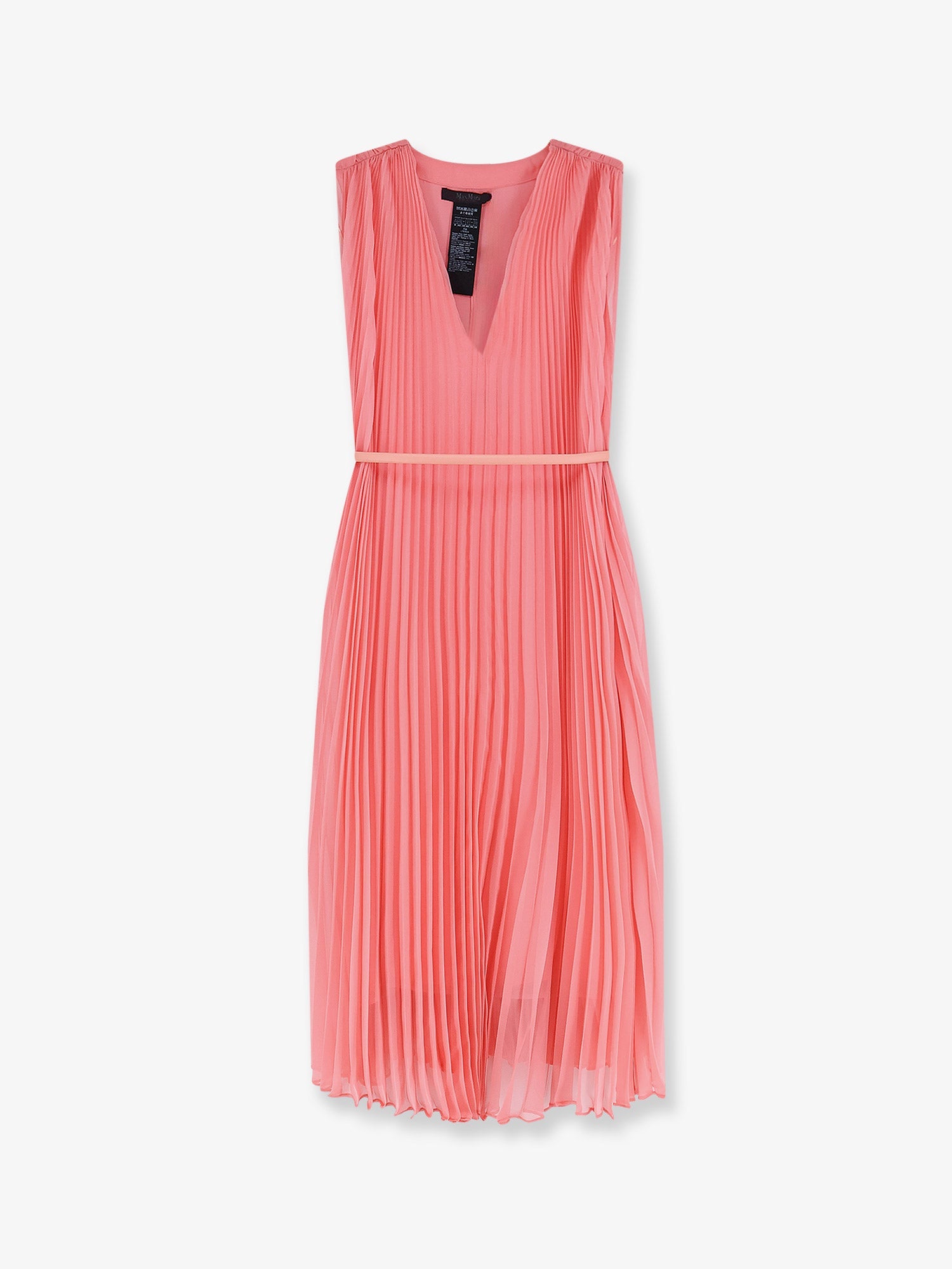 Max Mara Women Mxecapsula Long Dress With Belt MAX MARA