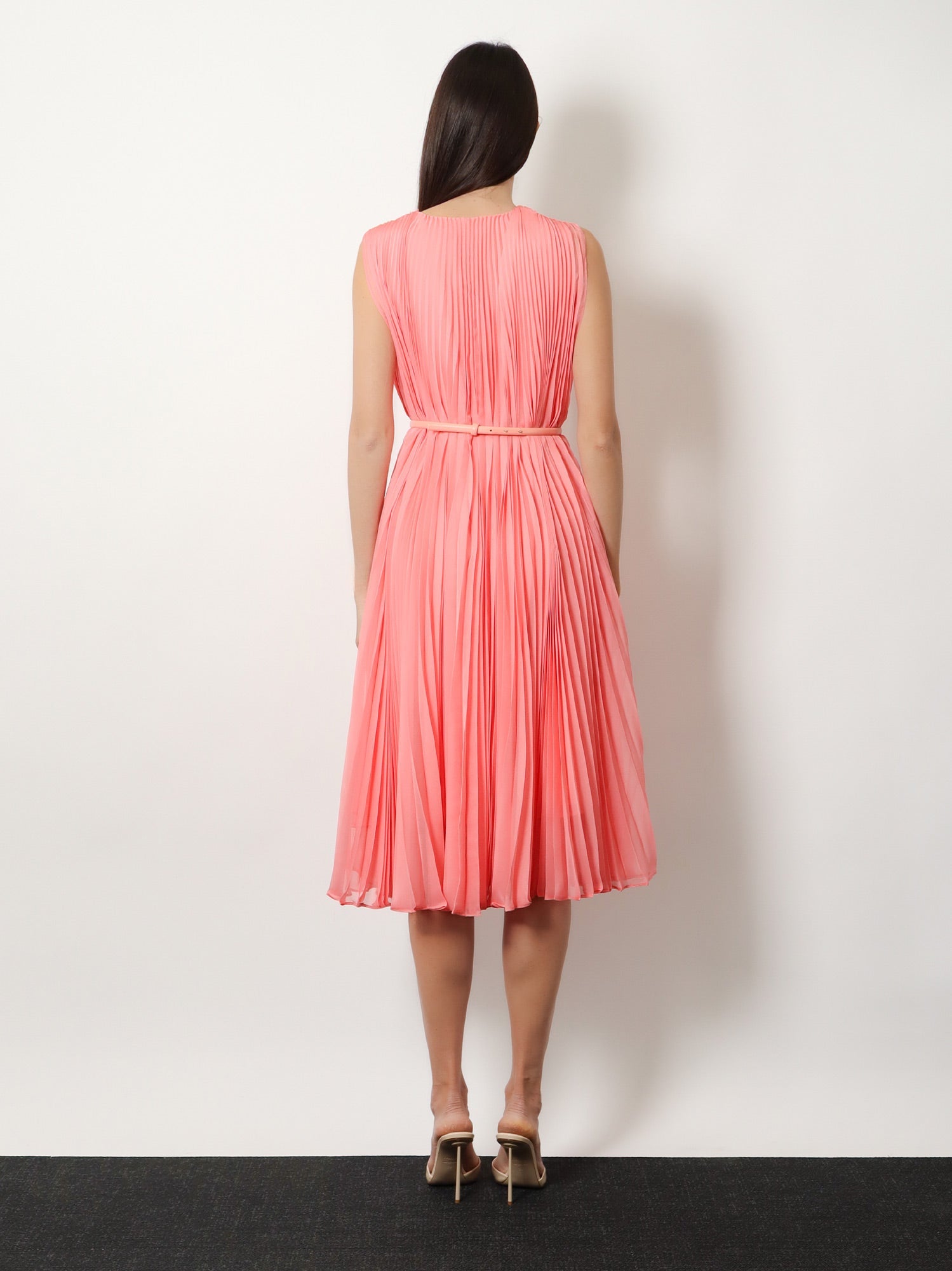 Max Mara Women Mxecapsula Long Dress With Belt MAX MARA