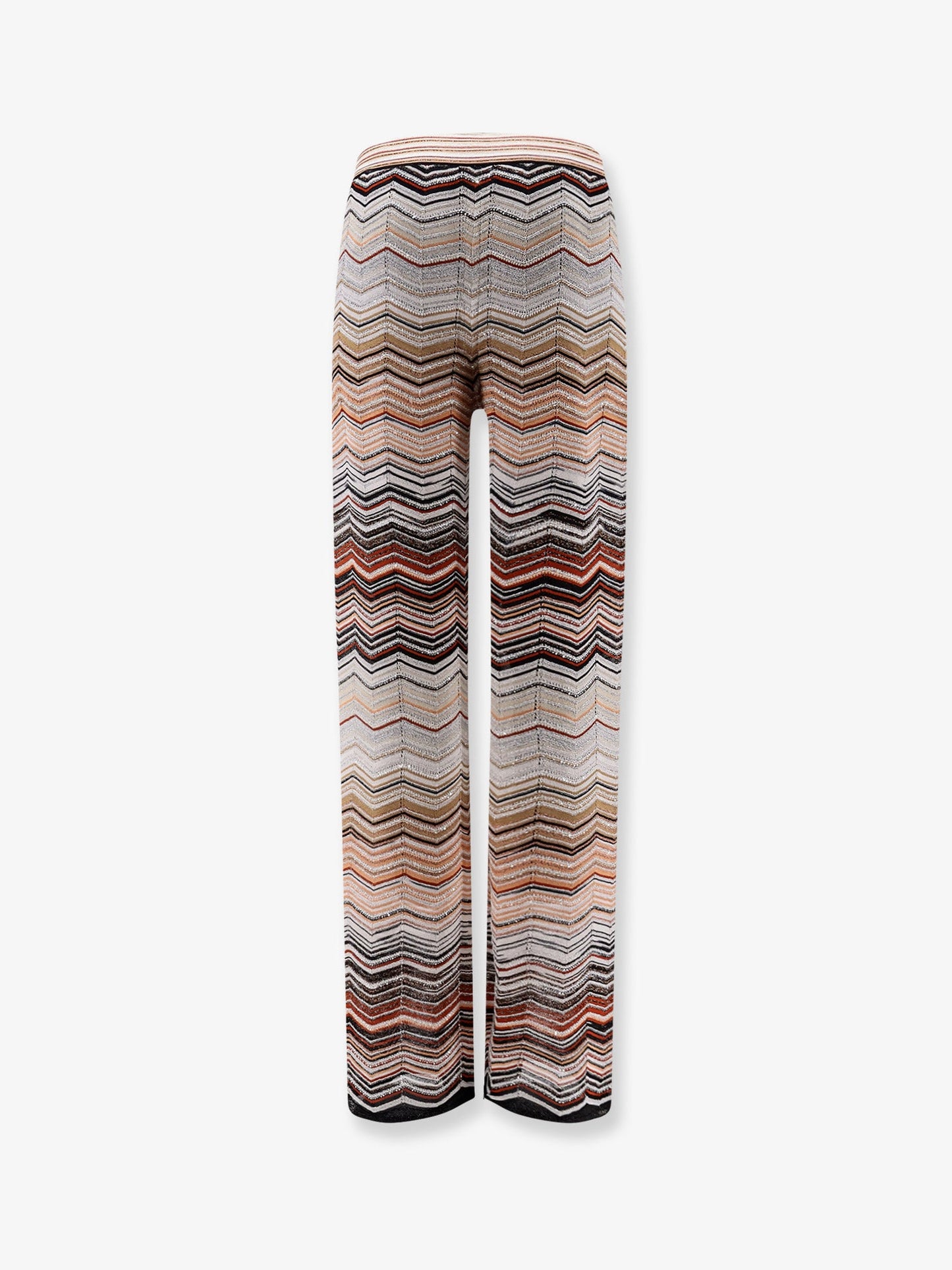 Missoni Women Viscose Trousers With Laminated Chevron Pattern MISSONI