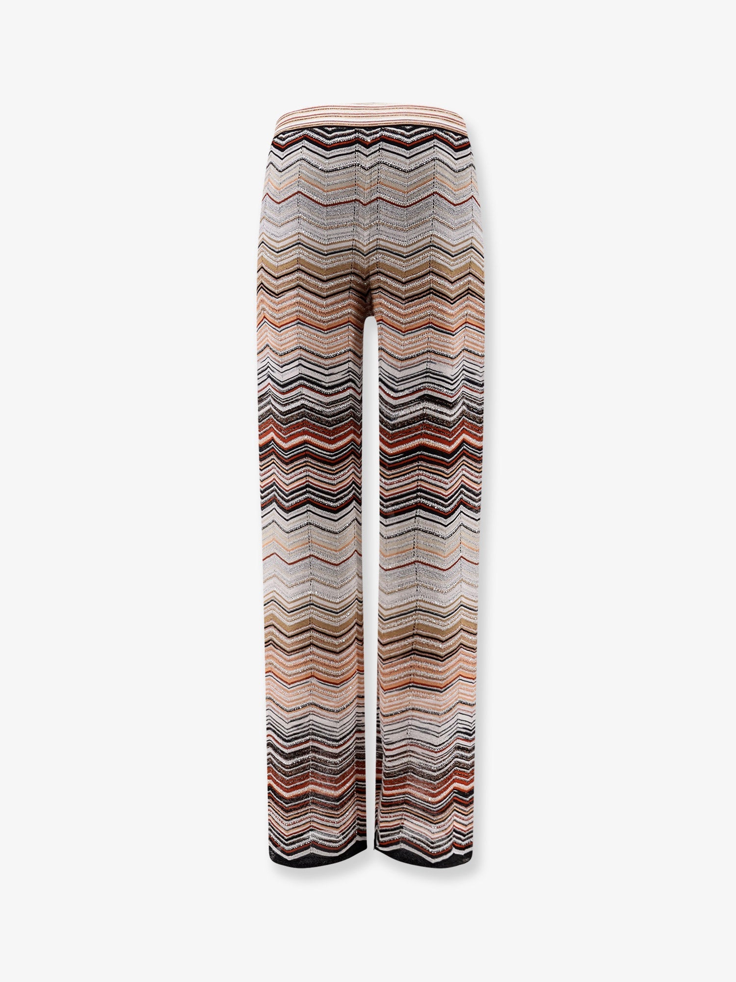 Missoni Women Viscose Trousers With Laminated Chevron Pattern MISSONI