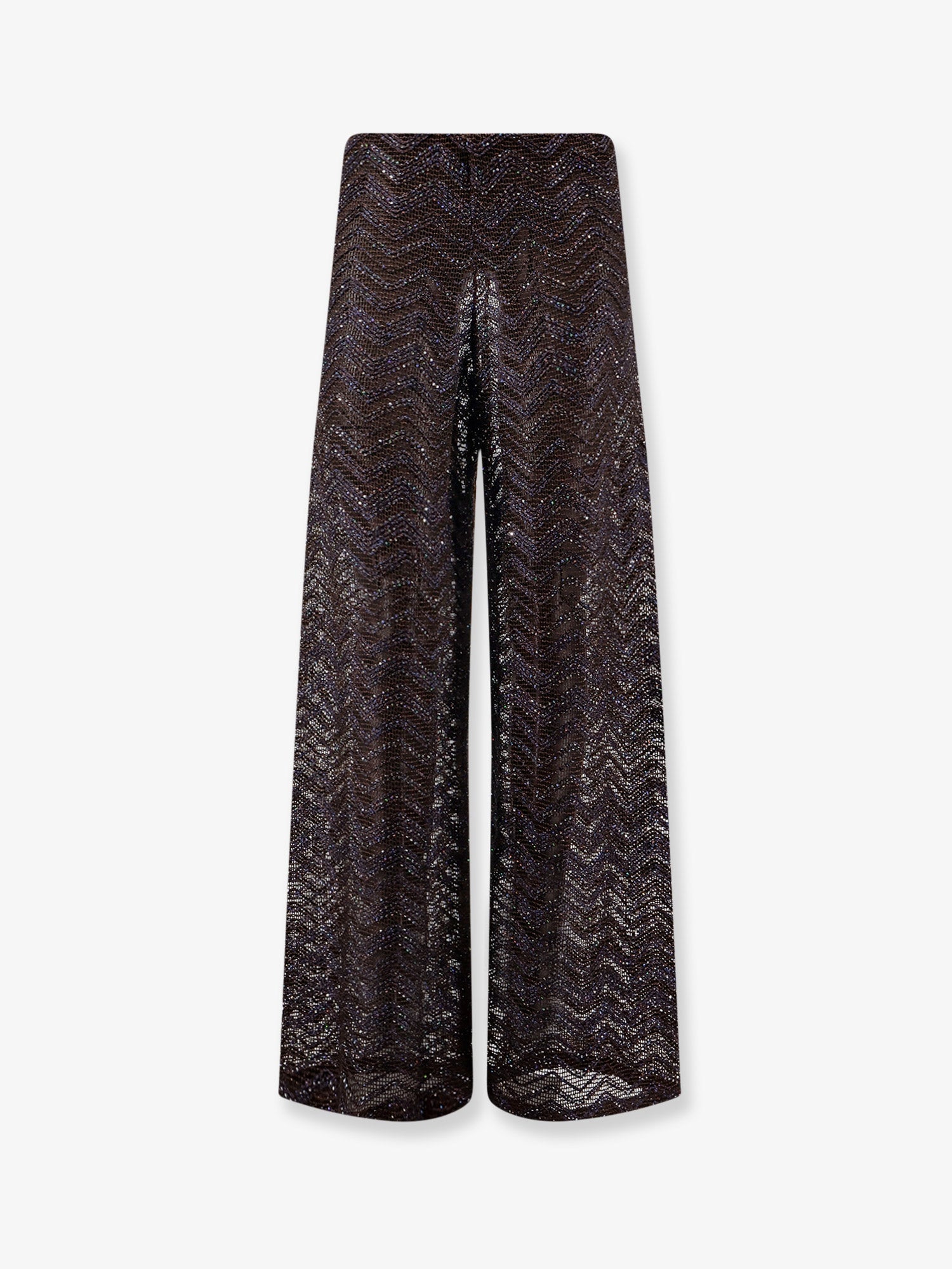 Missoni Women Viscose Blend Trousers With Chevron Pattern MISSONI