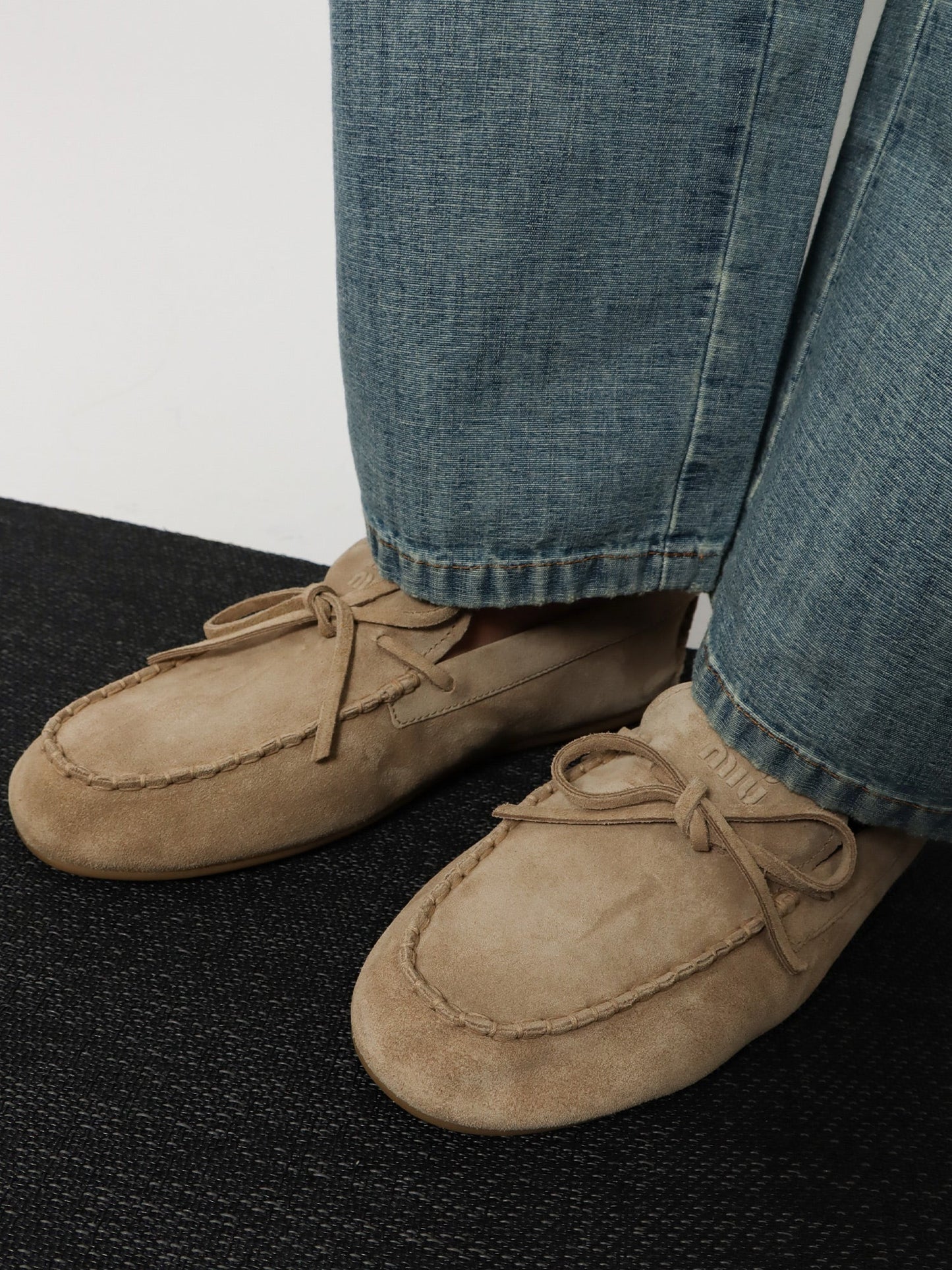 Miu Miu Women Suede Loafers MIU MIU